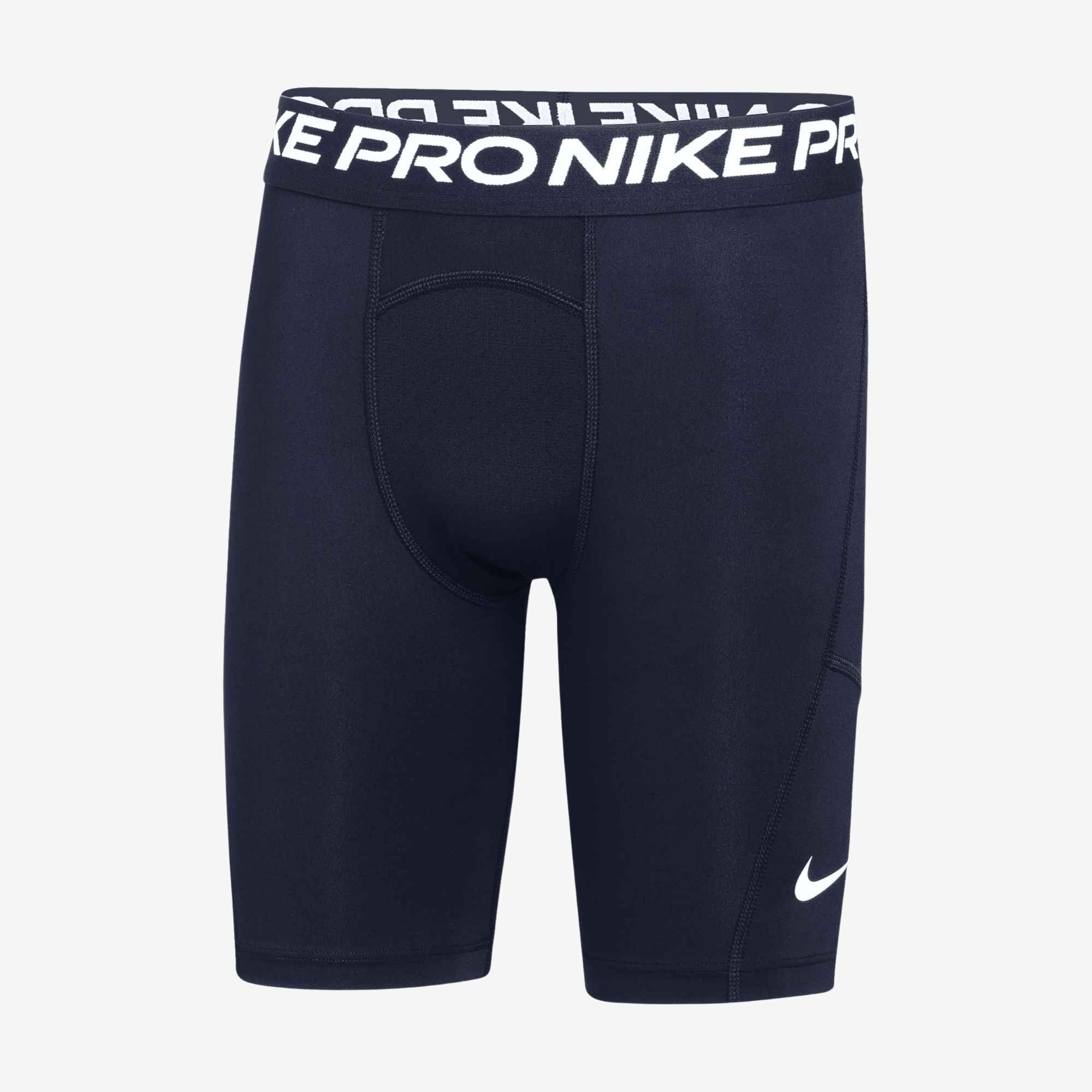 Nike Pro Big Kids' (Boys') Shorts - College Navy/White