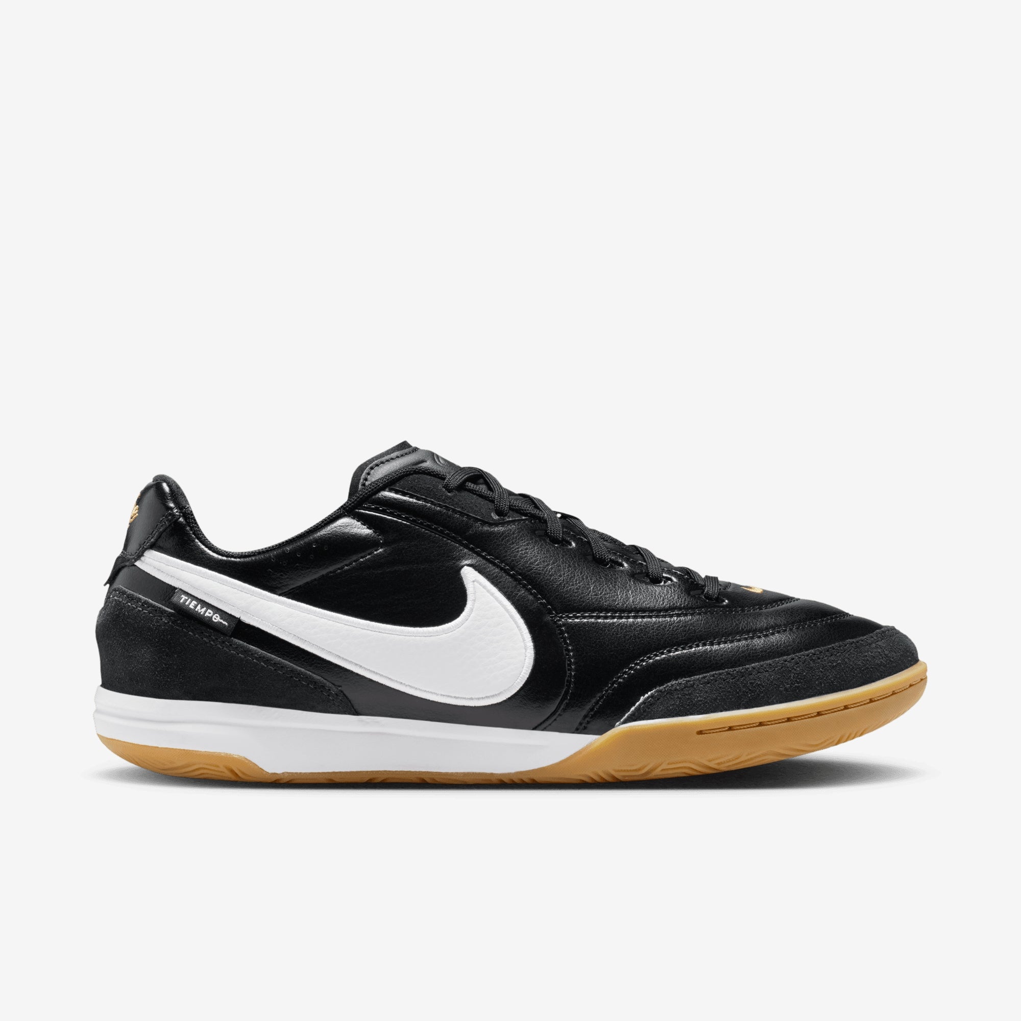 Nike Tiempo Streetgato Indoor/Court Low-Top Soccer Shoes - Black/White