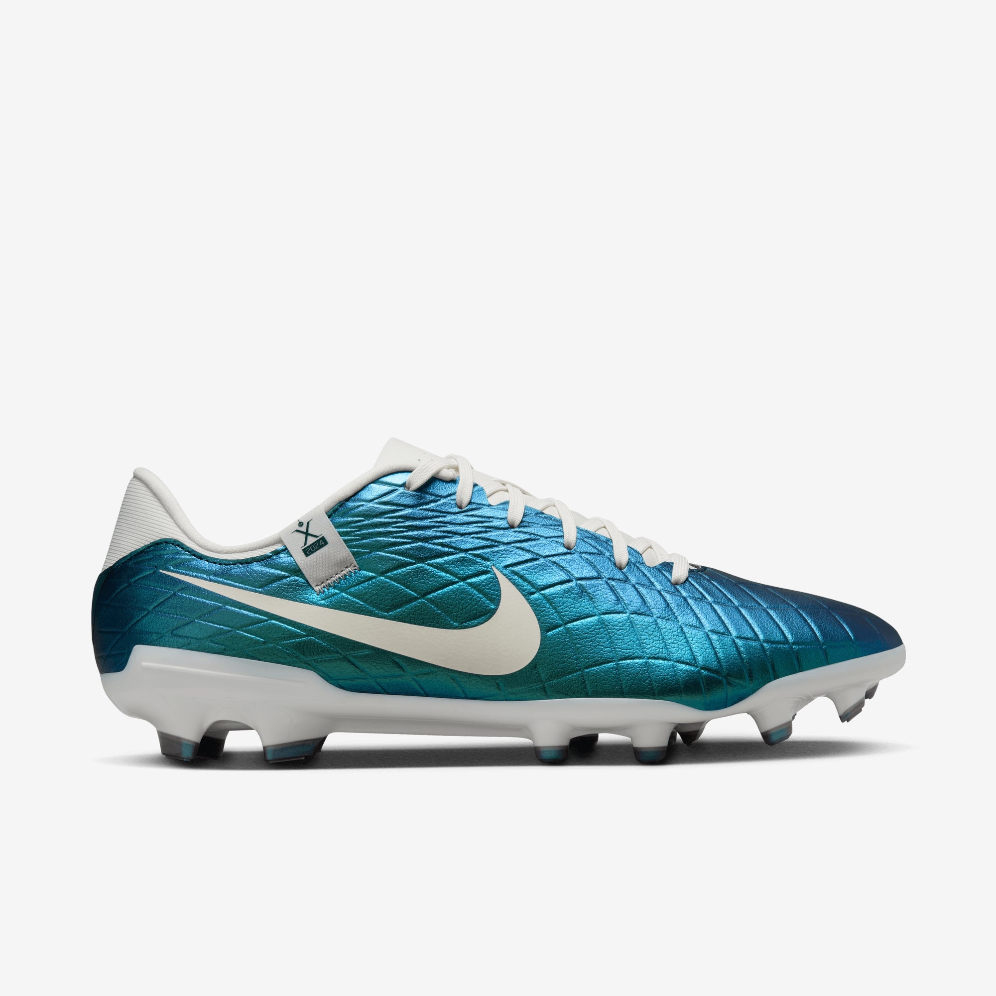 Nike Tiempo Emerald Legend 10 Academy MG Low-Top Soccer Cleats - Dk Atomic Teal/Sail