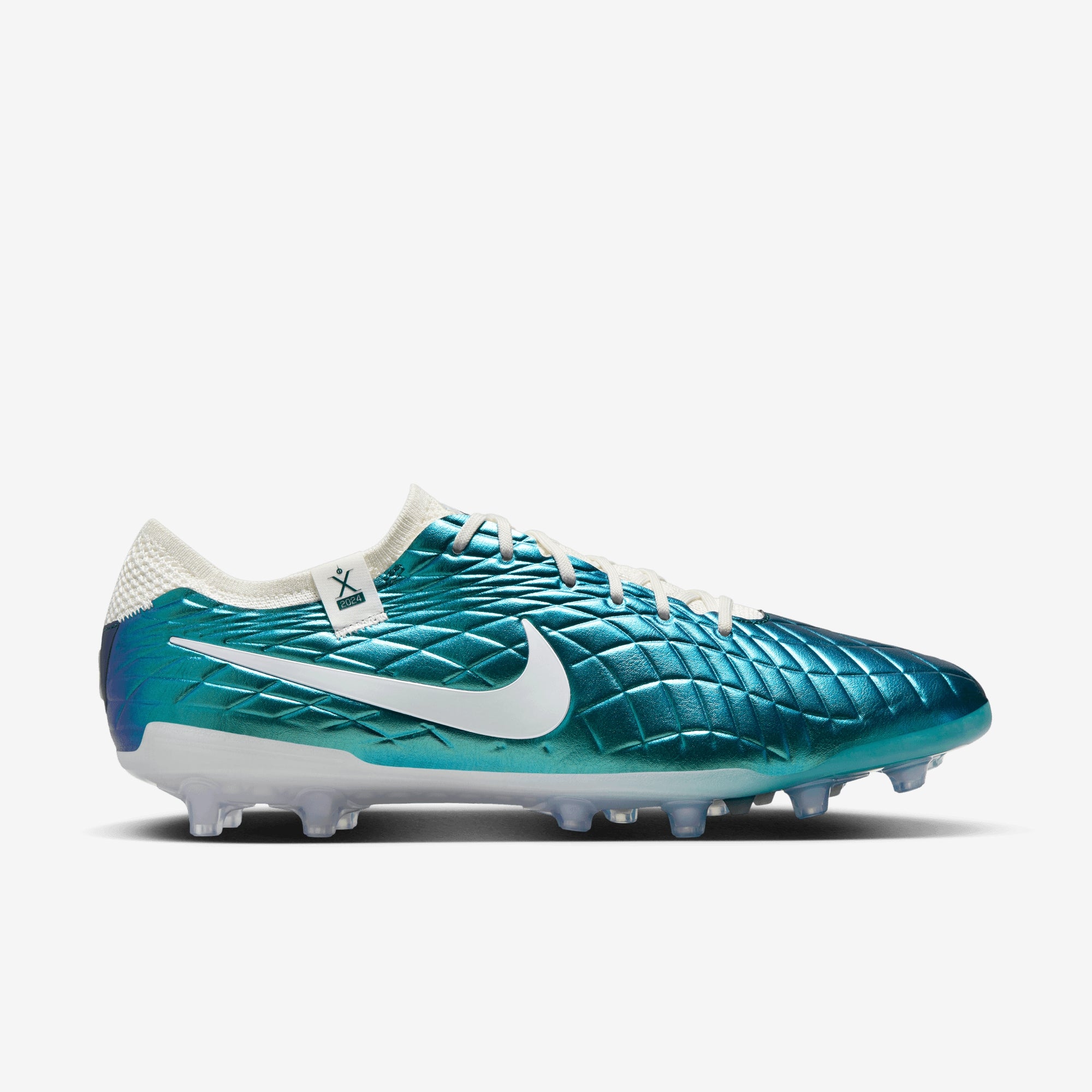 Nike Tiempo Emerald Legend 10 Elite AG-Pro Low-Top Soccer Cleats - Dk Atomic Teal/Sail