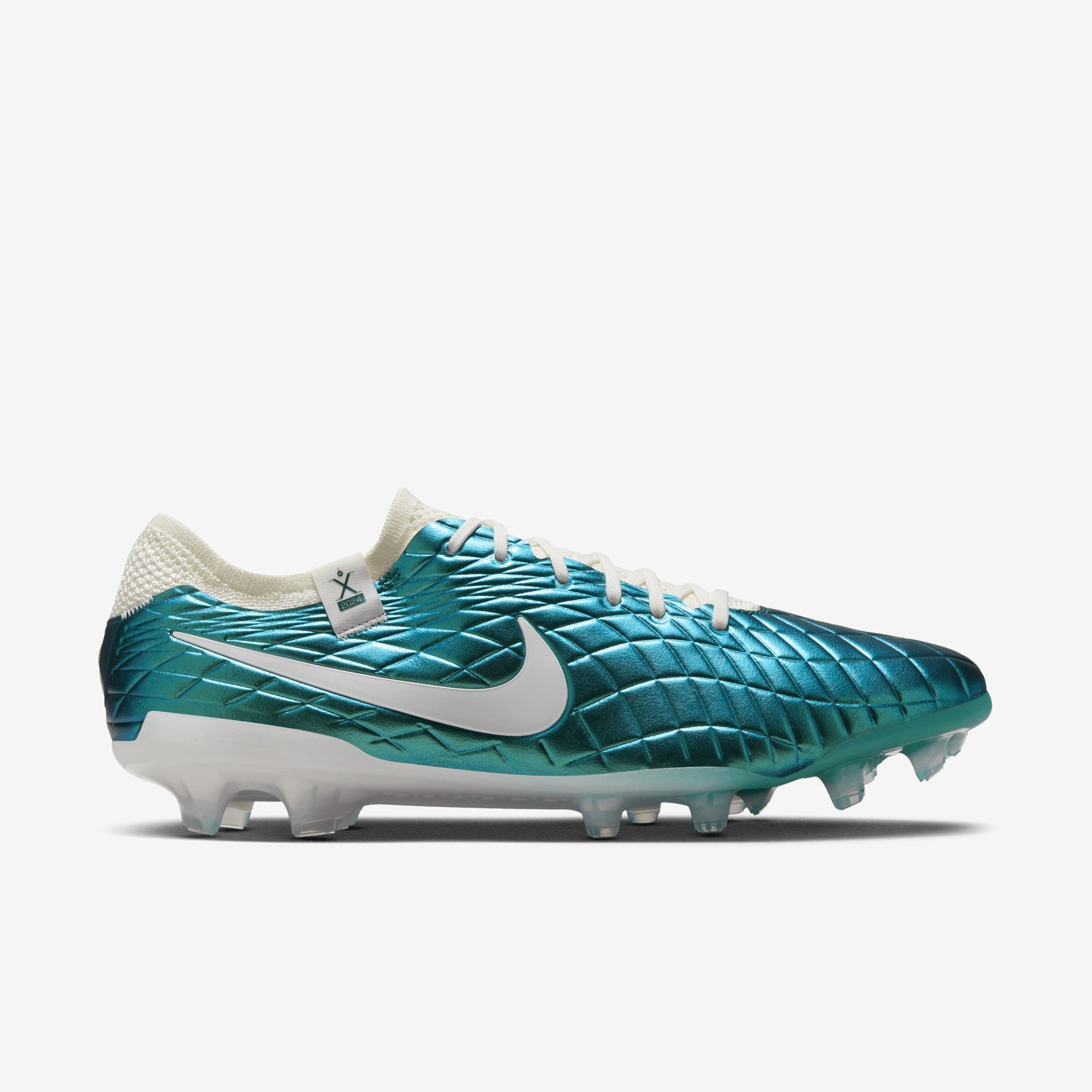 Nike Tiempo Emerald Legend 10 Elite FG Low-Top Soccer Cleats - Dk Atomic Teal/Sail