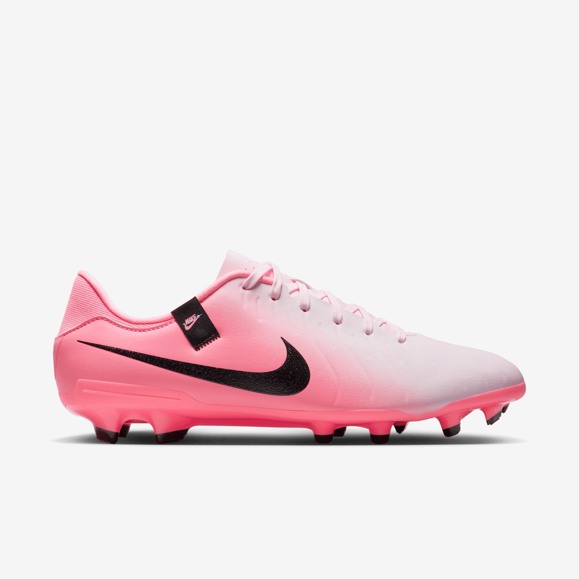 Nike Tiempo Legend 10 Academy MG Low-Top Soccer Cleats - Pink Foam/Black