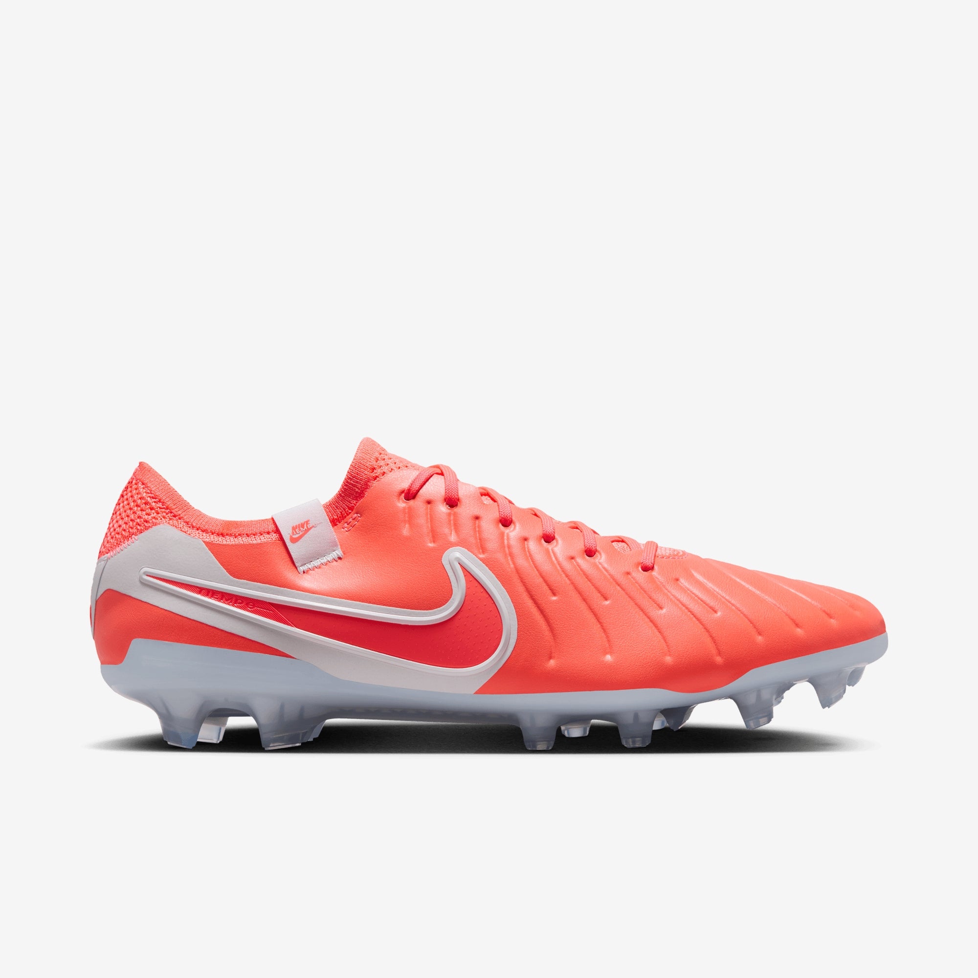 Nike Tiempo Legend 10 Elite FG Low-Top Soccer Cleats - Hot Lava/White