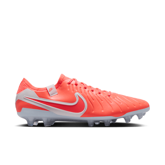 Nike Tiempo Legend 10 Elite FG Low-Top Soccer Cleats - Hot Lava/White