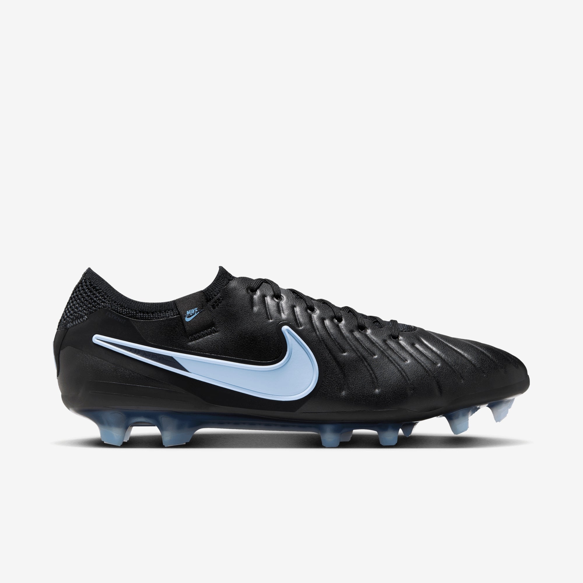Nike Tiempo Legend 10 Elite Firm-Ground Low-Top Soccer Cleats - Black/Black