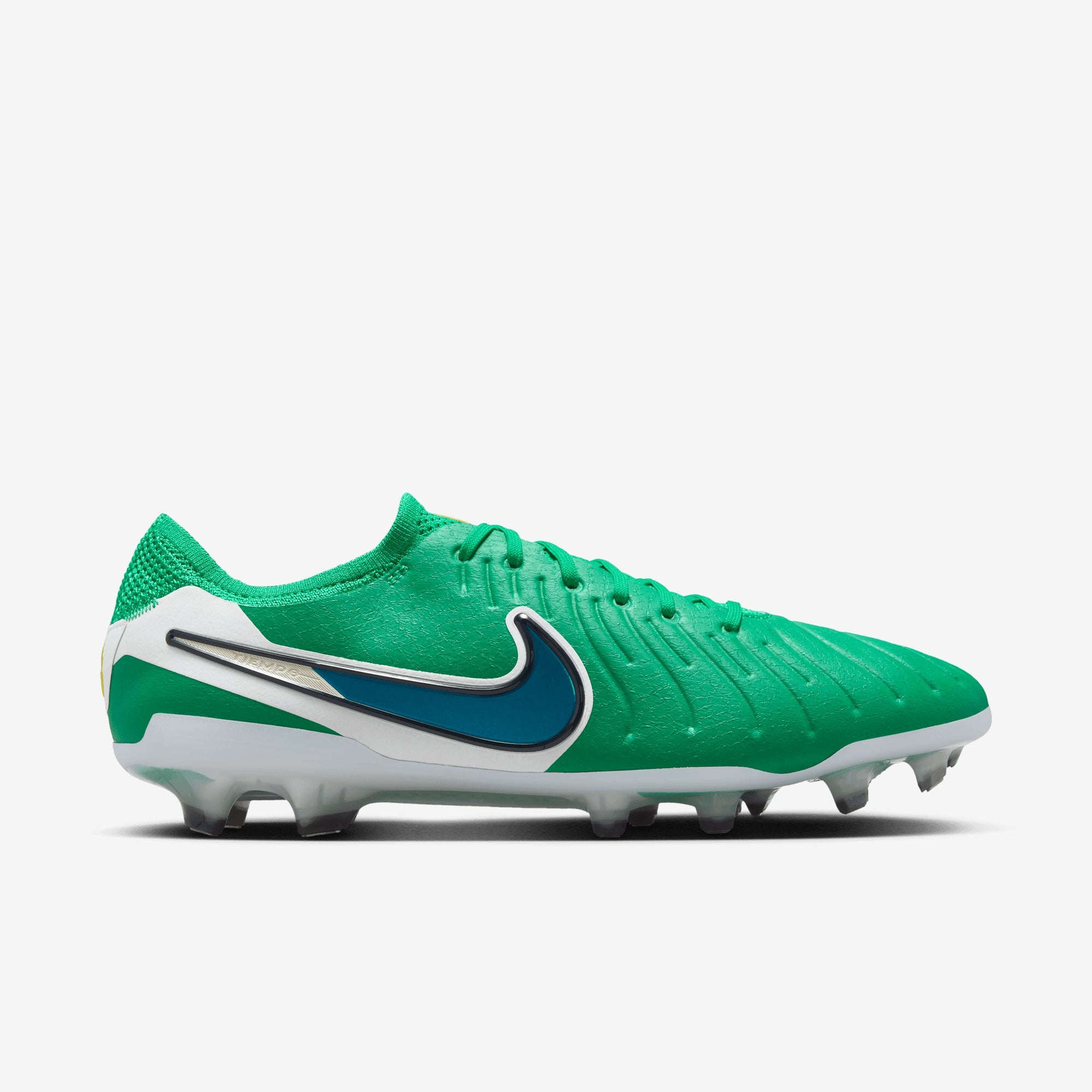 Nike Tiempo Legend 10 Elite Firm-Ground Low-Top Soccer Cleats - Stadium Green/Dark Obsidian