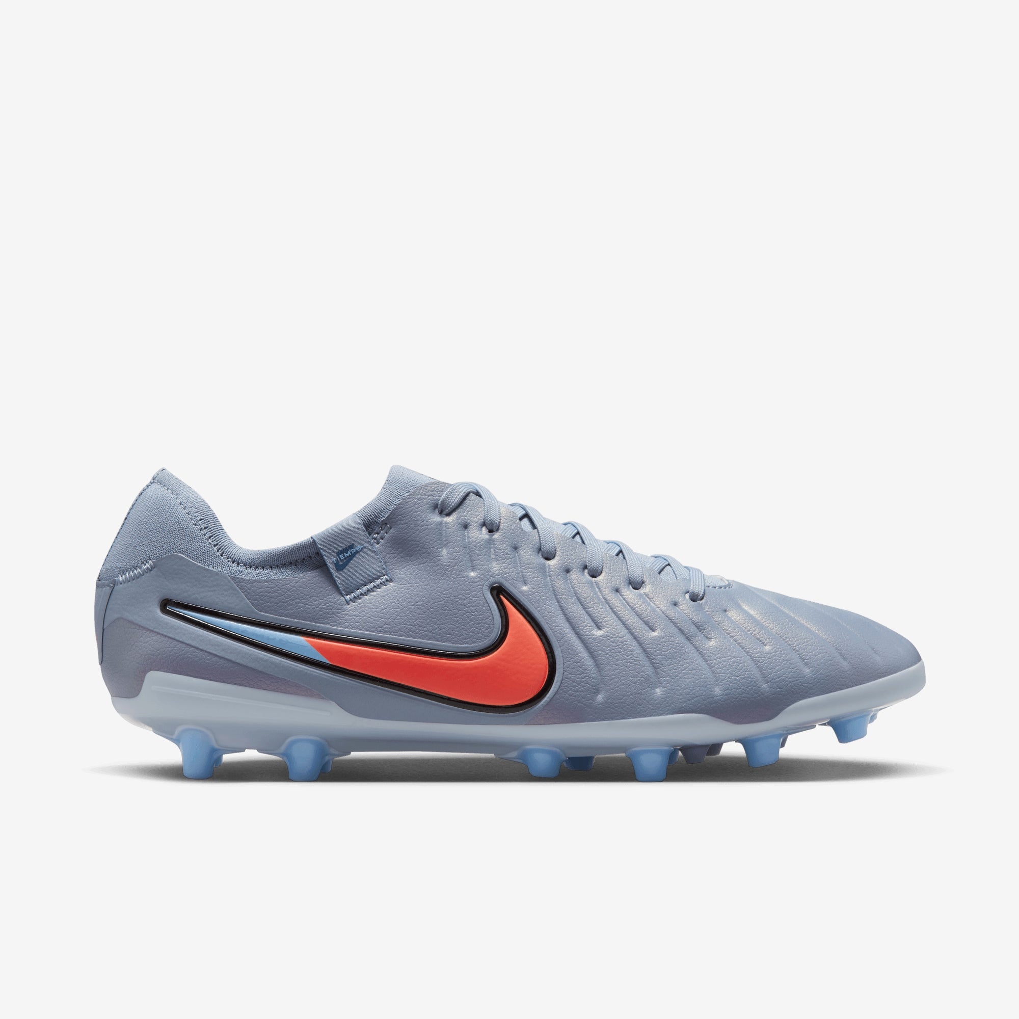 Nike Tiempo Legend 10 Pro Artificial-Grass Low-Top Soccer Cleats - Blue Eclipse/Black