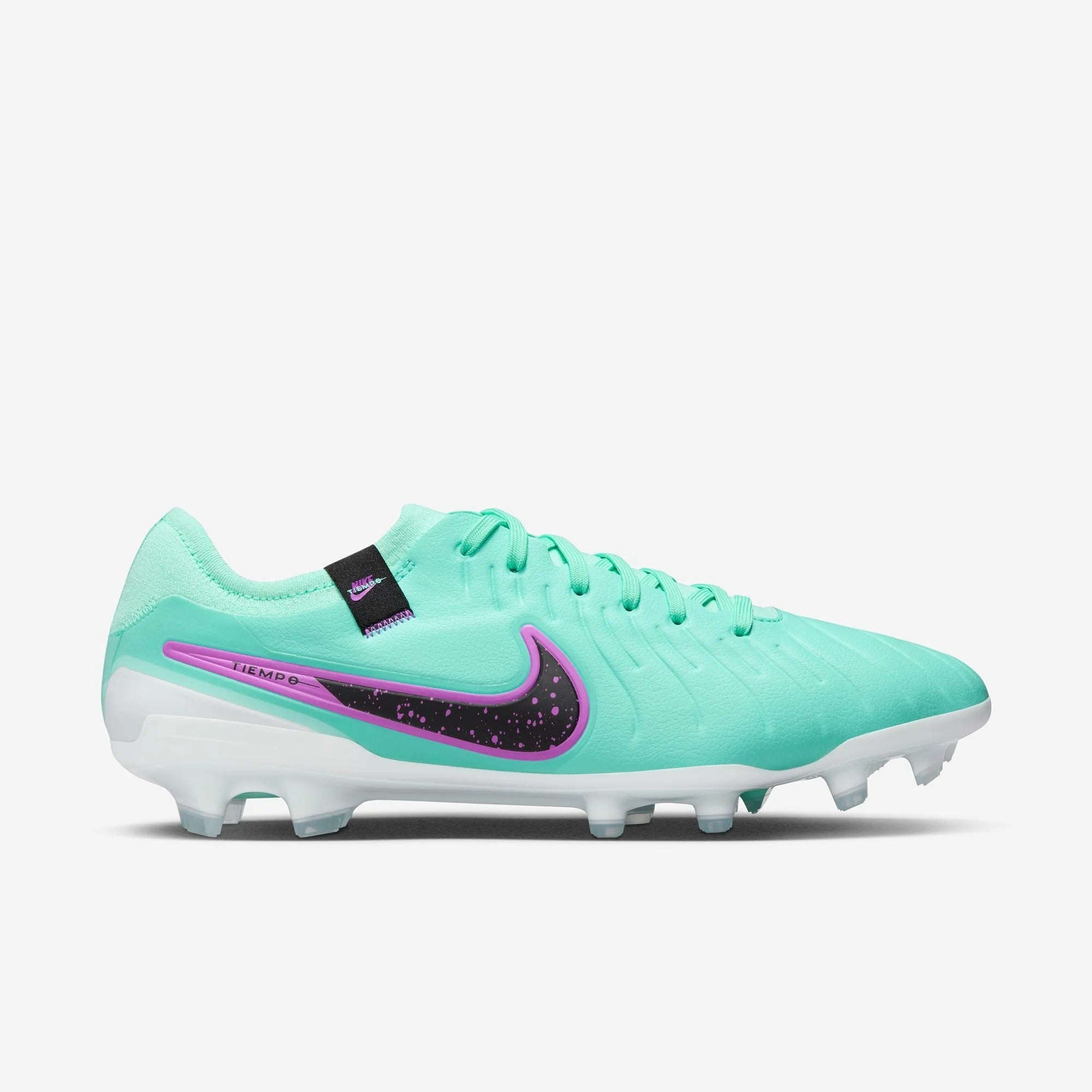 Nike Tiempo Legend 10 Pro FG Low-Top Soccer Cleats - Hyper Turquoise/Black/Fuchsia Dream