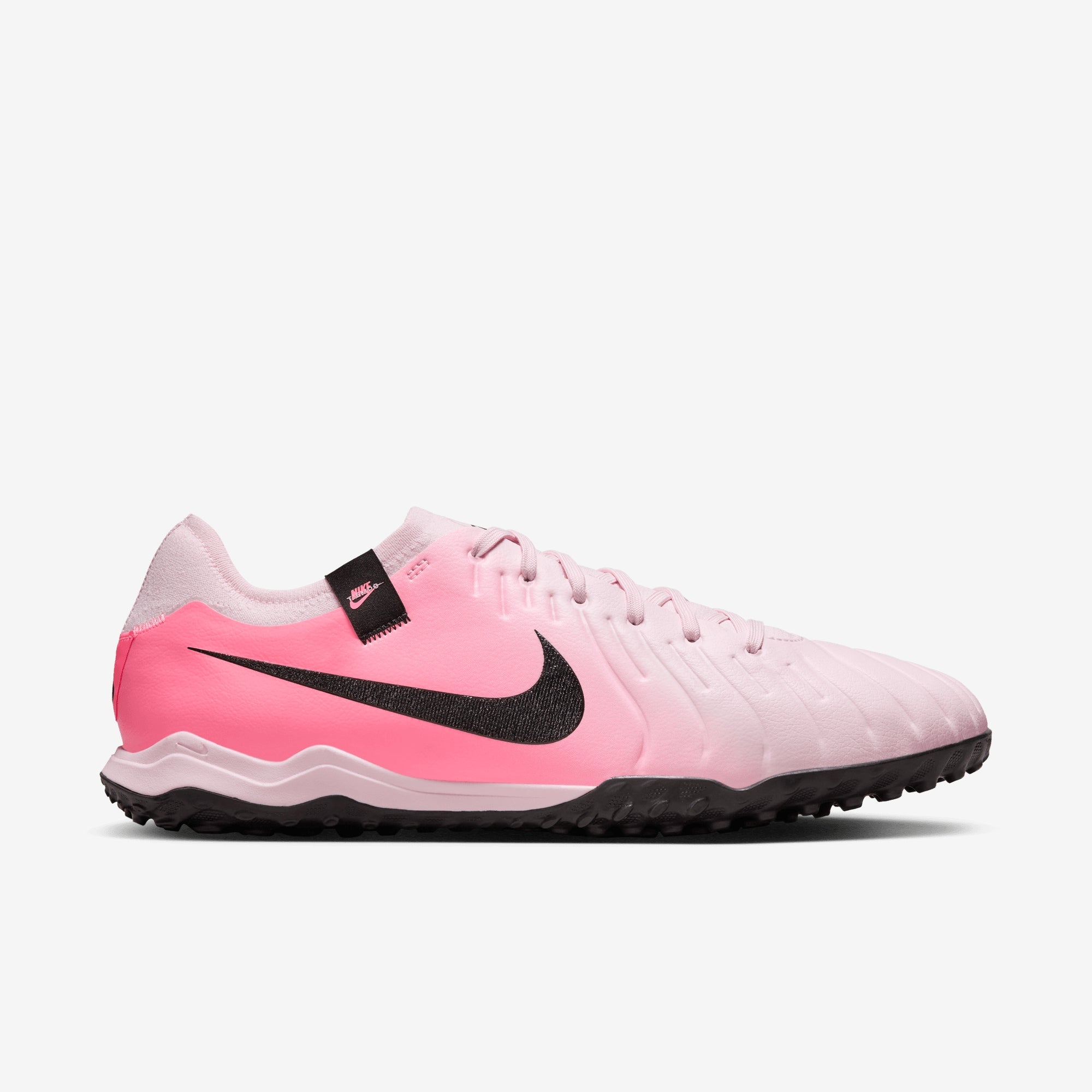 Nike Tiempo Legend 10 Pro TF Low-Top Soccer Shoes - Pink Foam/Black