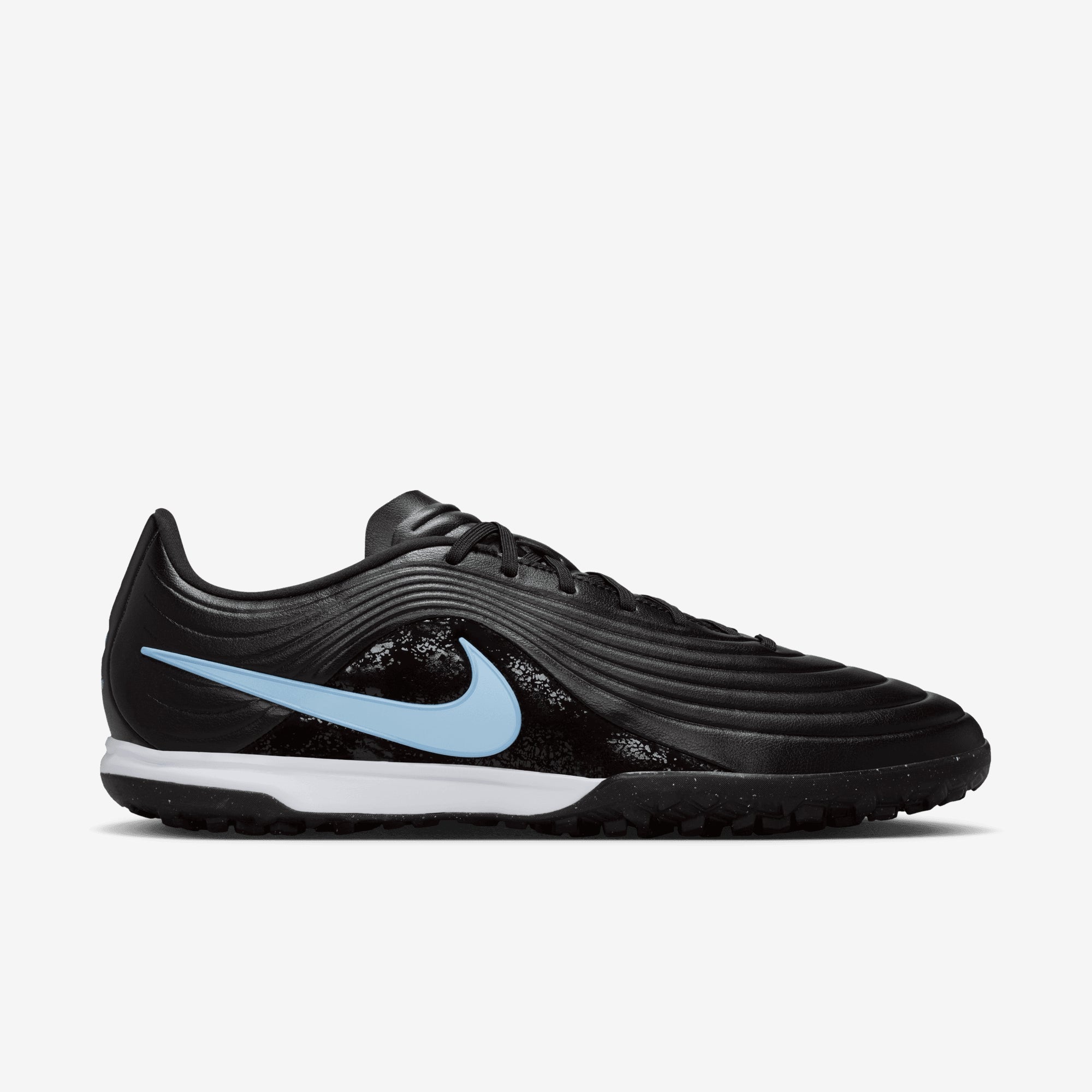 Nike Tiempo Maestro Academy Turf Low-Top Soccer Shoes - Black/Ice Blue