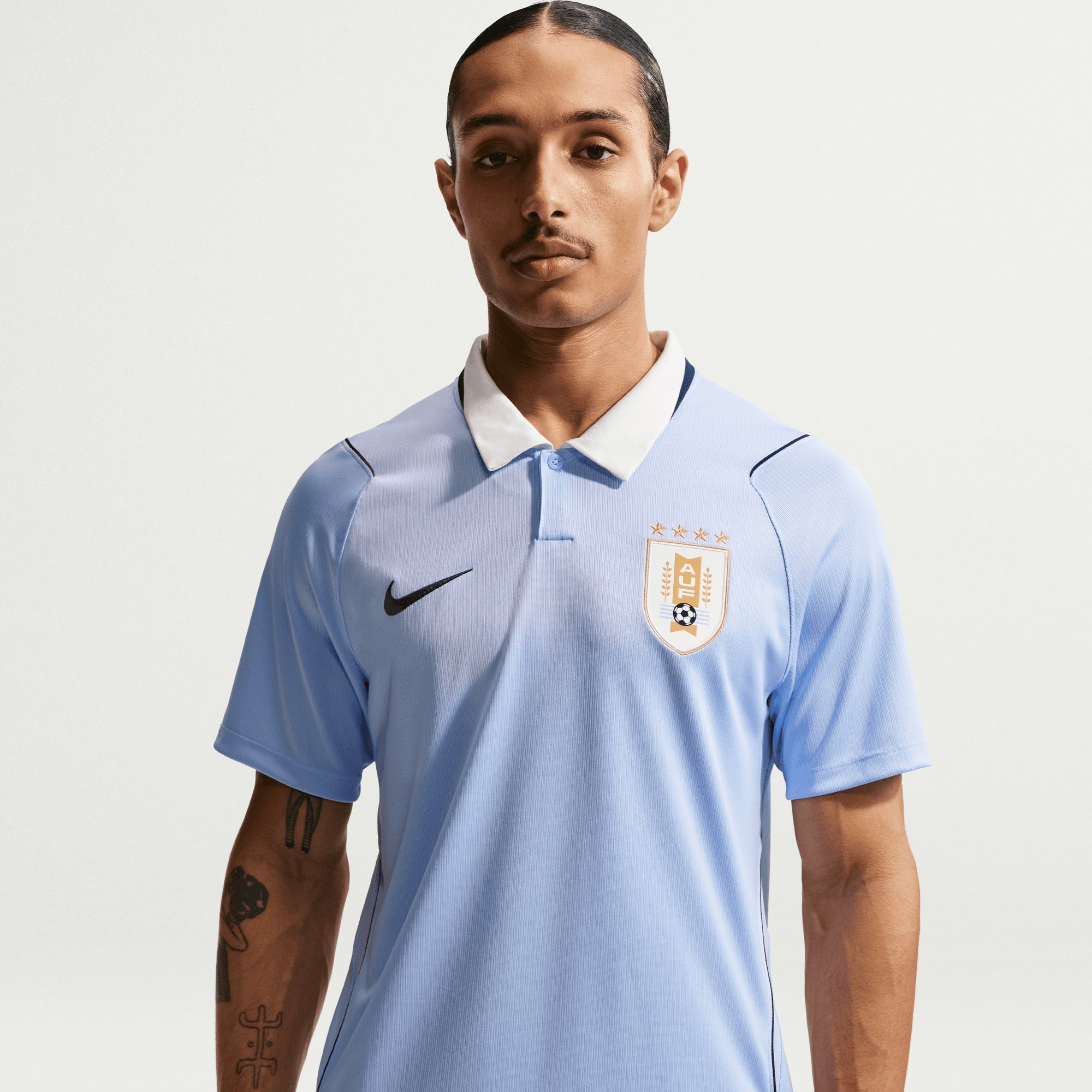 Nike Uruguay 2026 Stadium Home Men's Dri-FIT Soccer Replica Jersey - Royal Tint/Obsidian