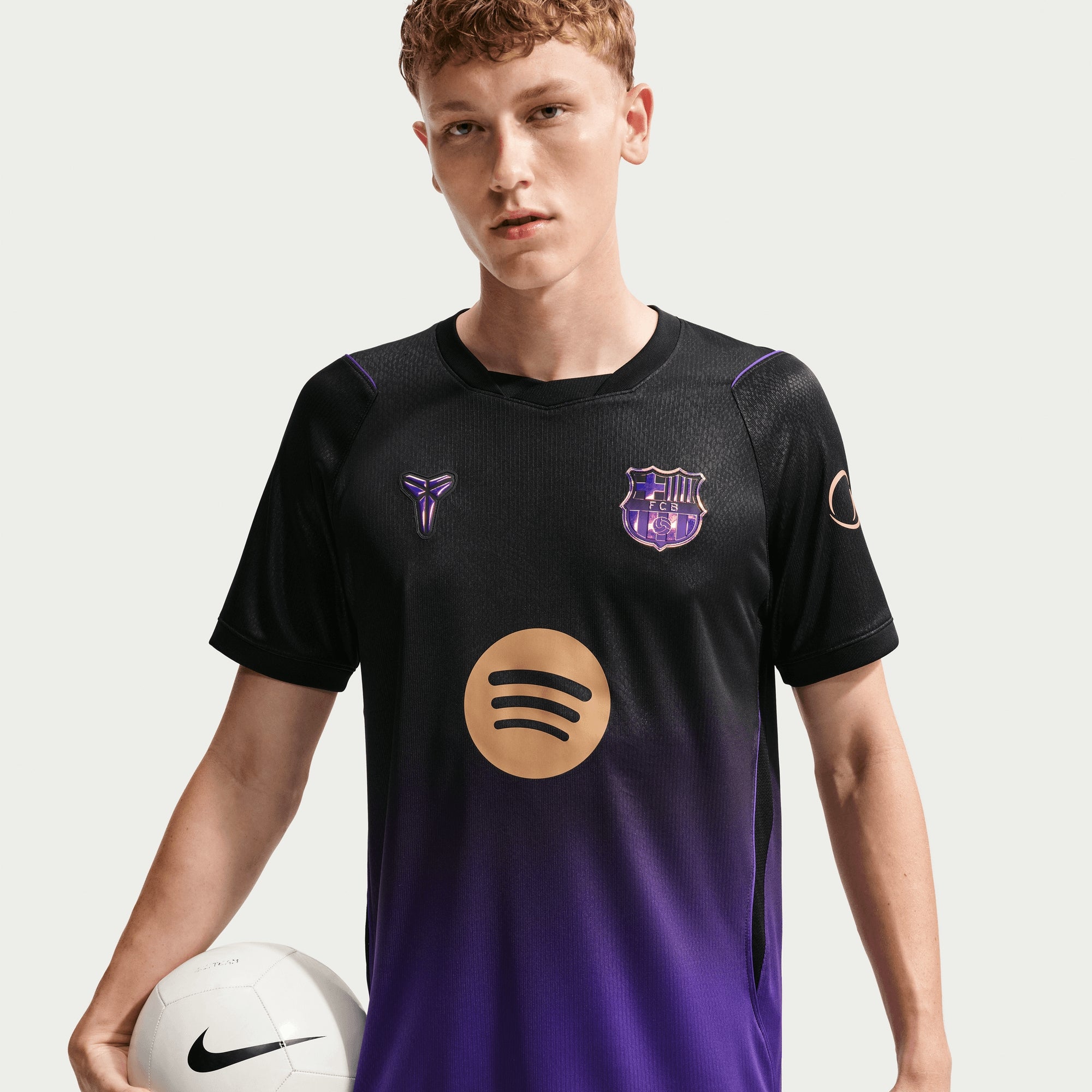 Nike x Kobe Bryant FC Barcelona 2026/27 Stadium Away Men's Dri-FIT Soccer Replica Jersey - Field Purple/Field Purple/Metallic Gold