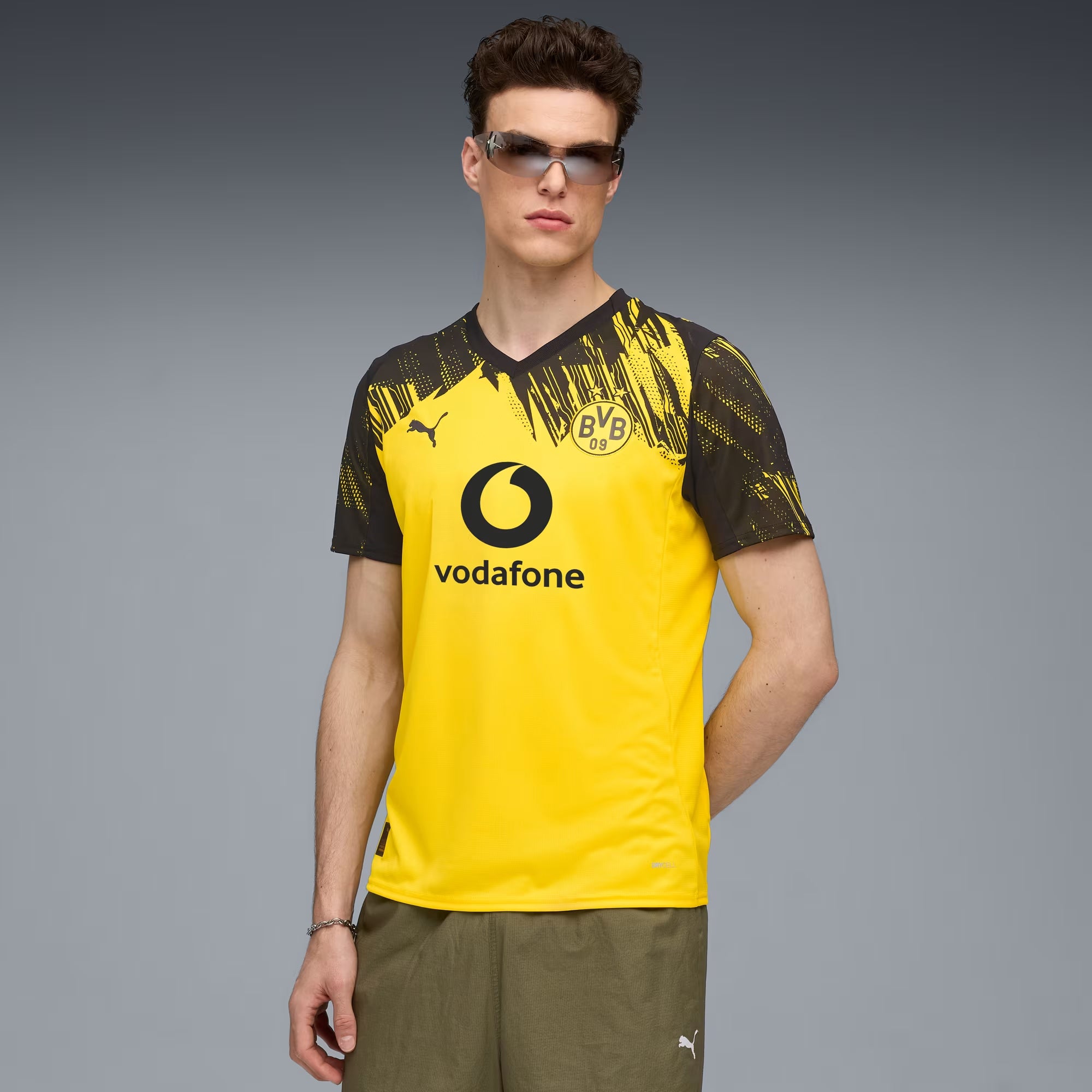 PUMA Borussia Dortmund 2025/26 Stadium Home Men's Soccer Replica