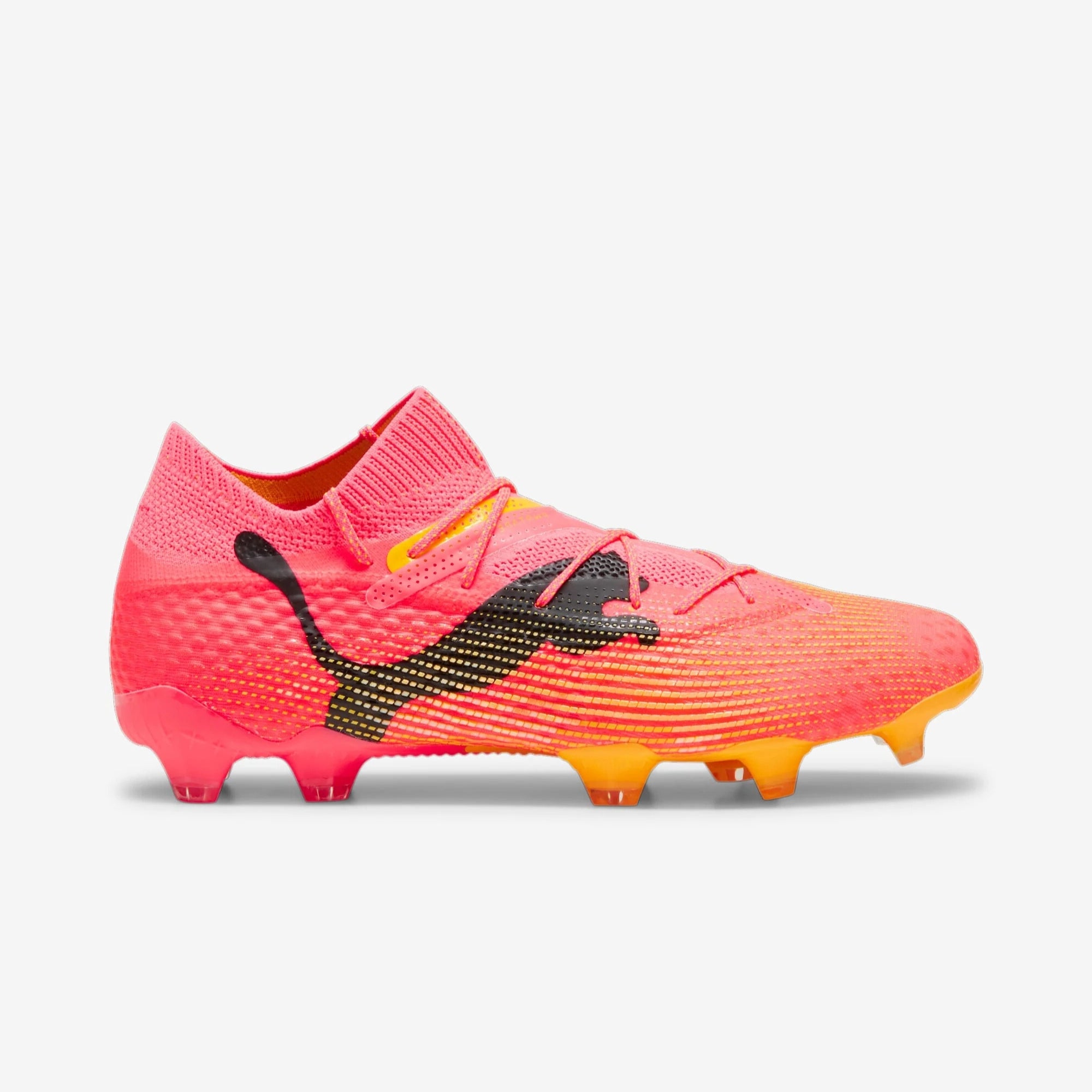 PUMA FUTURE 7 ULTIMATE Firm/Artificial-Ground Low-Top Soccer Cleats - PUMA Black-Sun Stream