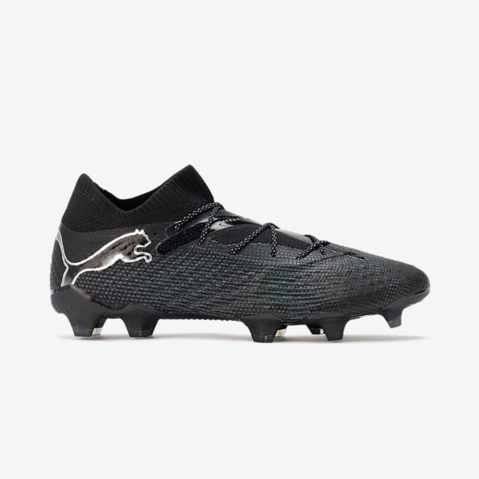 PUMA FUTURE 7 ULTIMATE Firm/Artificial-Ground Low-Top Soccer Cleats - PUMA Black-Silver