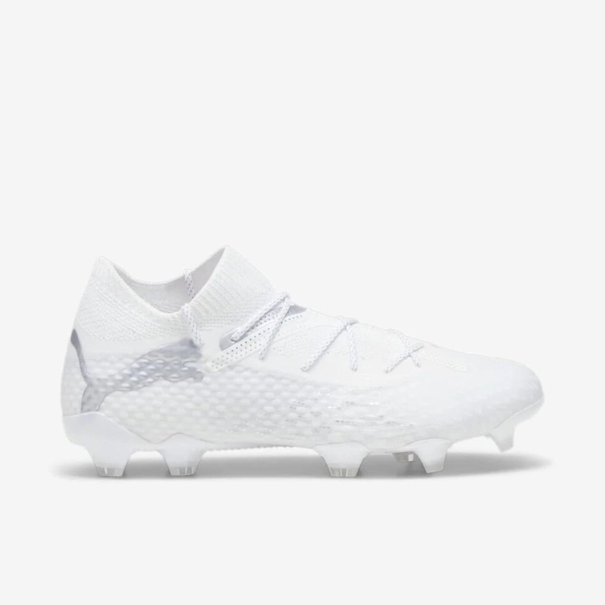 PUMA FUTURE 7 ULTIMATE Firm/Artificial-Ground Low-Top Soccer Cleats - PUMA White-Silver