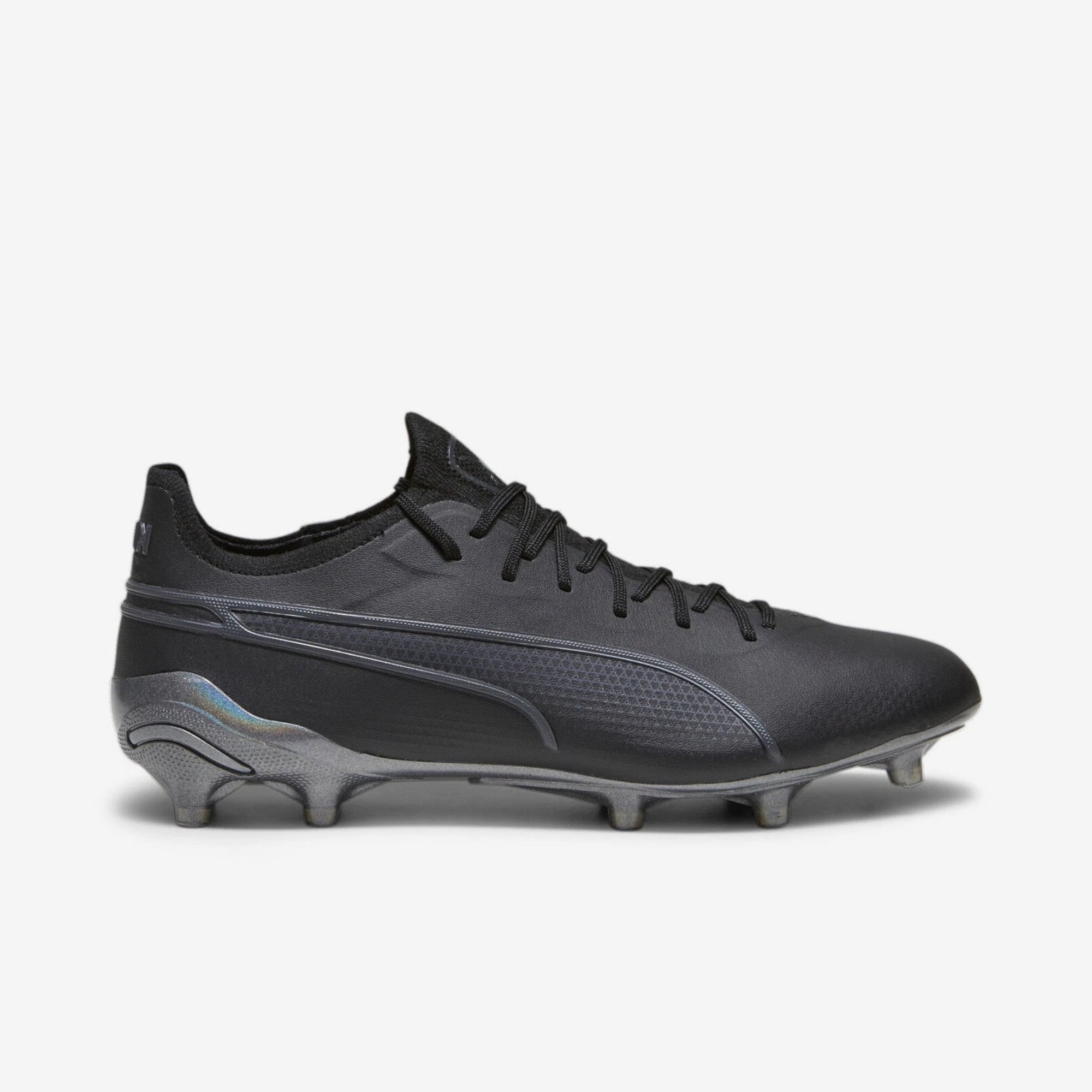 PUMA KING ULTIMATE Firm/Artificial-Ground Low-Top Soccer Cleats - PUMA Black-Asphalt