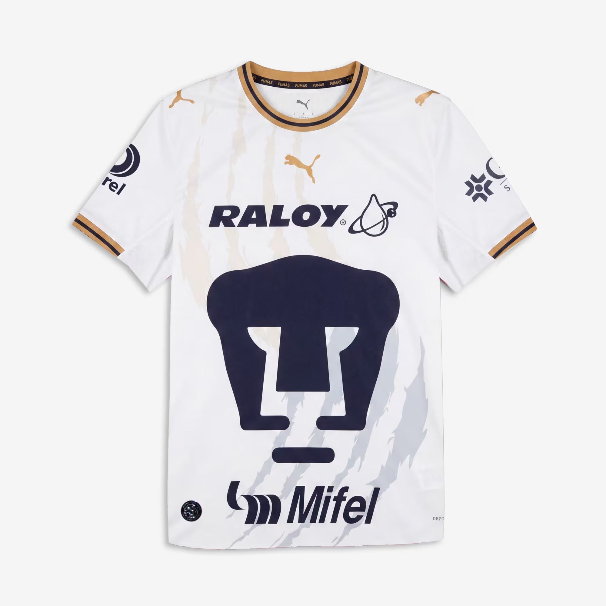 PUMA Pumas UNAM 2026/27 Stadium Away Men's Soccer Jersey - PUMA White