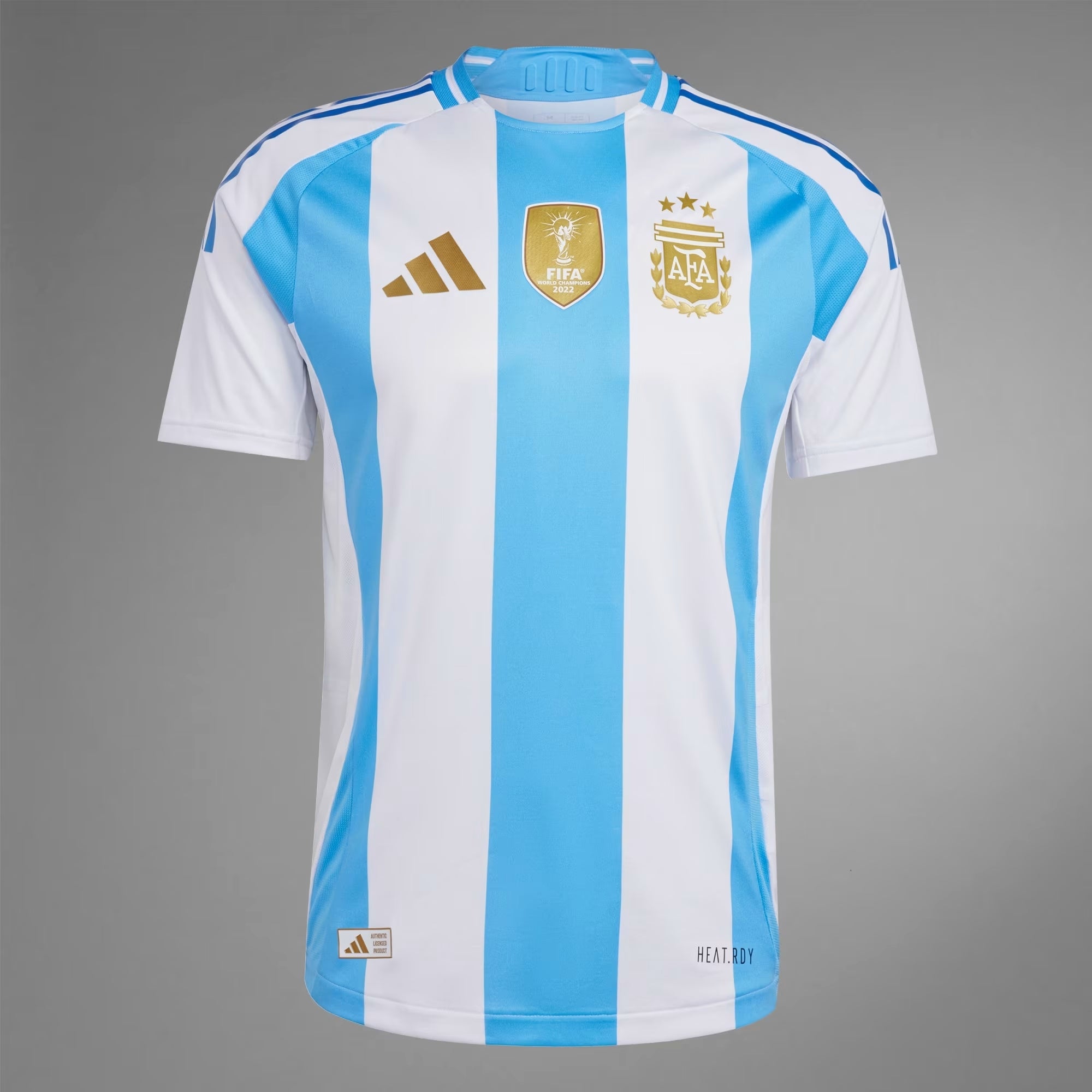 adidas Argentina 2024 Match Home Men's HEAT.RDY Soccer Authentic Jersey - White / Blue Burst