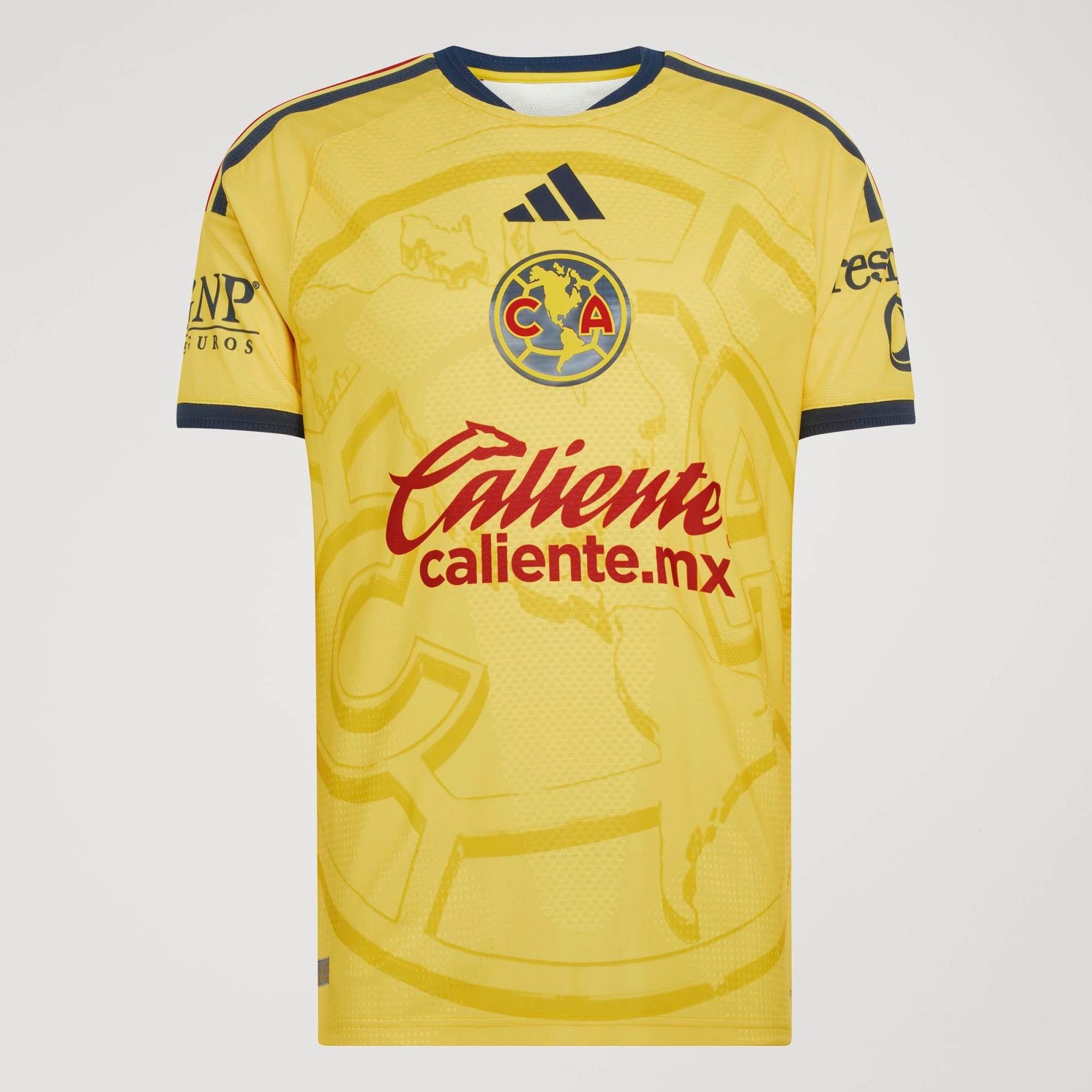 adidas Club America 2026/27 Match Home Men's Soccer Authentic Jersey - Impact Yellow / Legend Ink