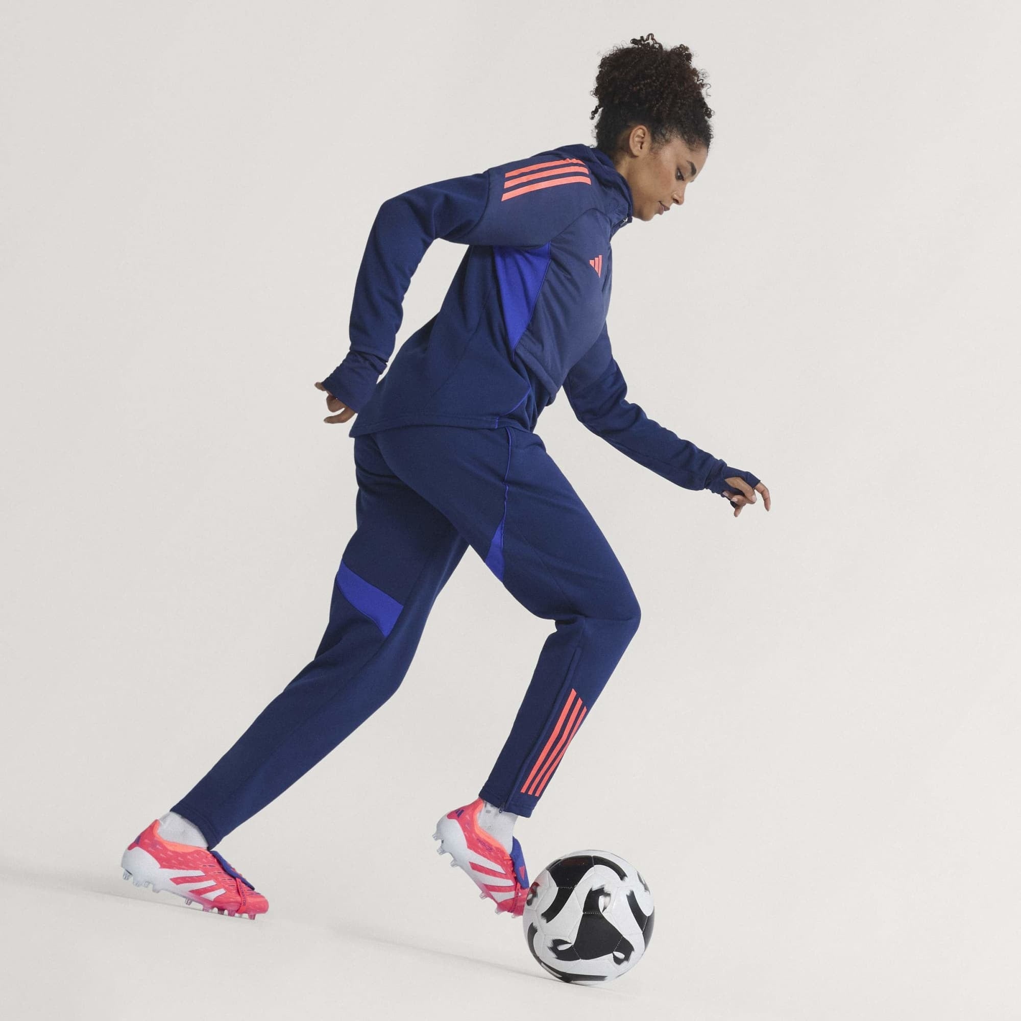 adidas Predator Elite Fold-Over Tongue Firm-Ground Low-Top Soccer Cleats - Signal Coral / Cloud White / Beam Orange