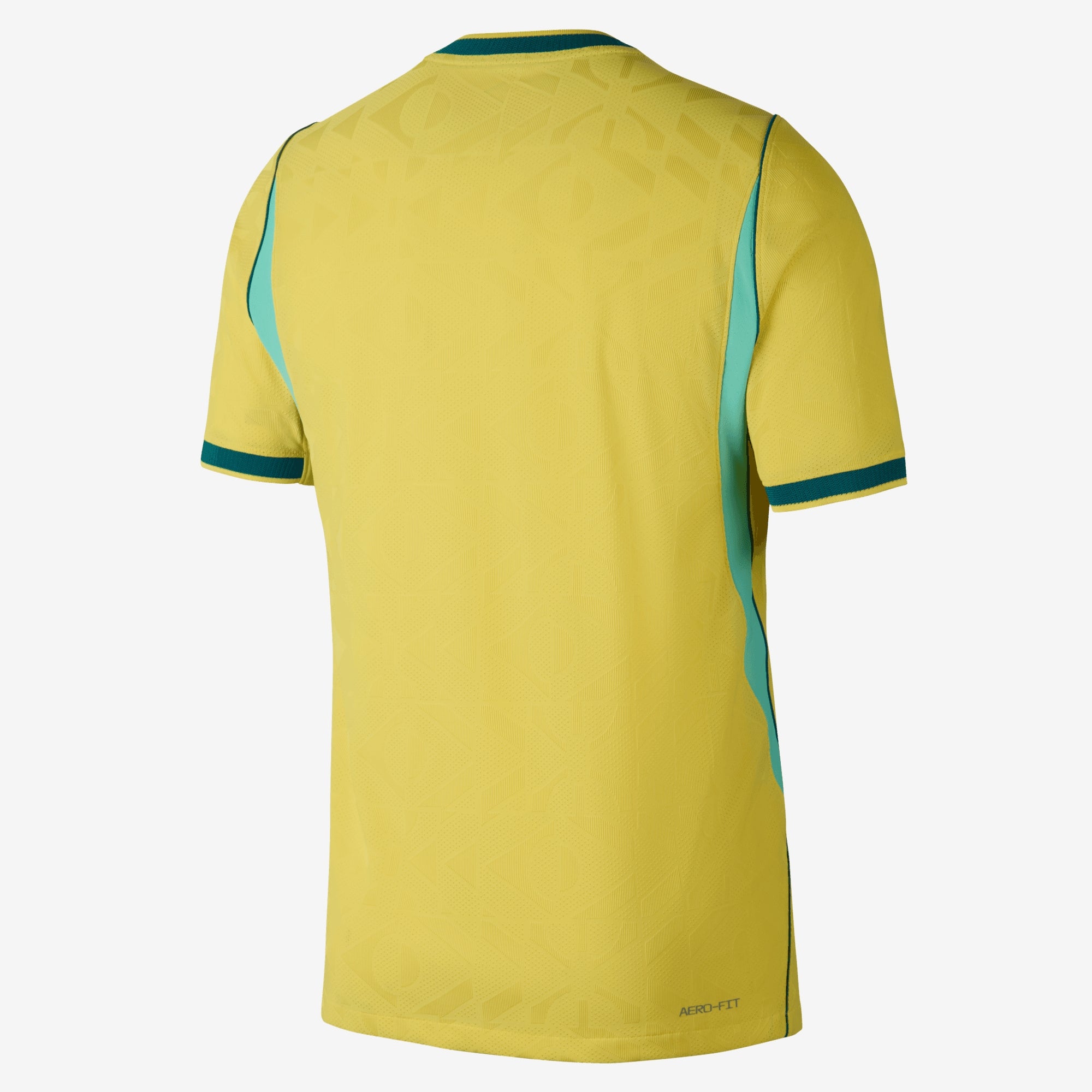 Nike Brazil 2026/27 Match Home Men's Aero-FIT Soccer Authentic Jersey - Canary/Light Menta/Geode Teal