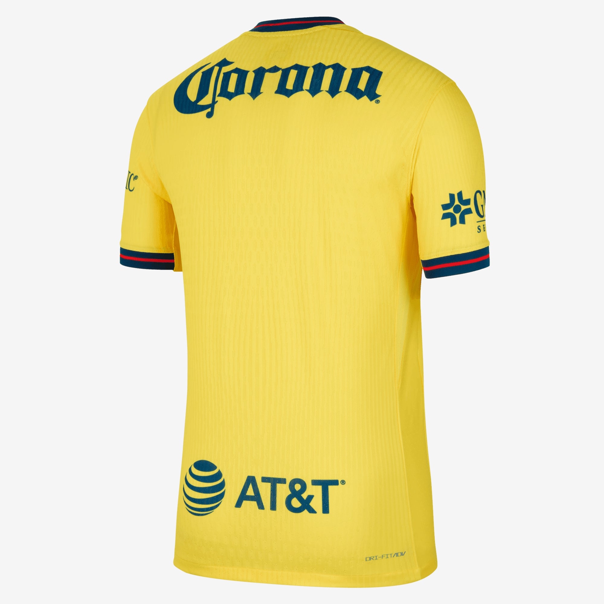 Nike Club América 2024/25 Match Home Men's Dri-FIT ADV Soccer Authentic Jersey - Tour Yellow/Valerian Blue