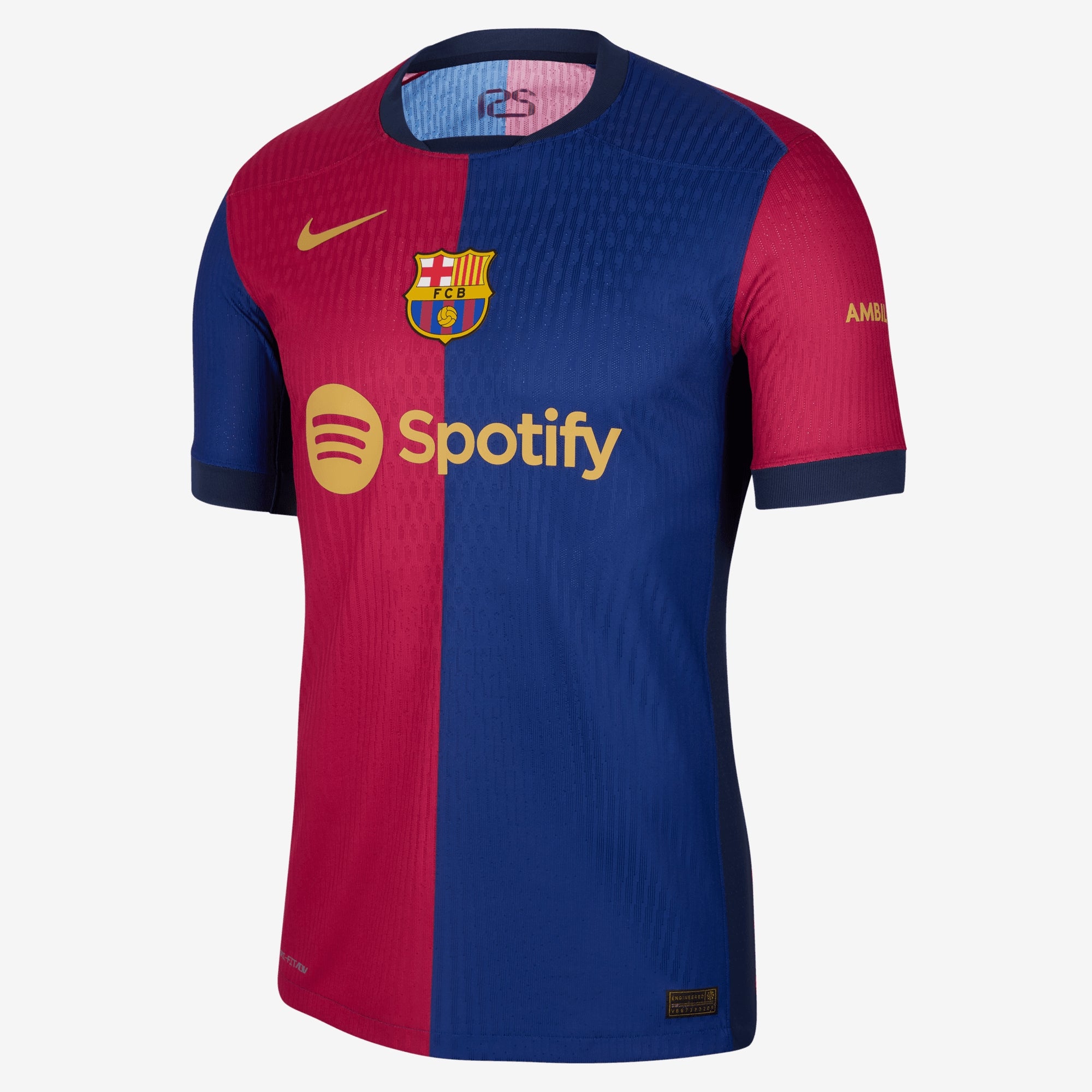 Nike FC Barcelona 2024/25 Match Home Men's Dri-FIT ADV Soccer Authentic Jersey - Deep Royal Blue/Noble Red/Club Gold