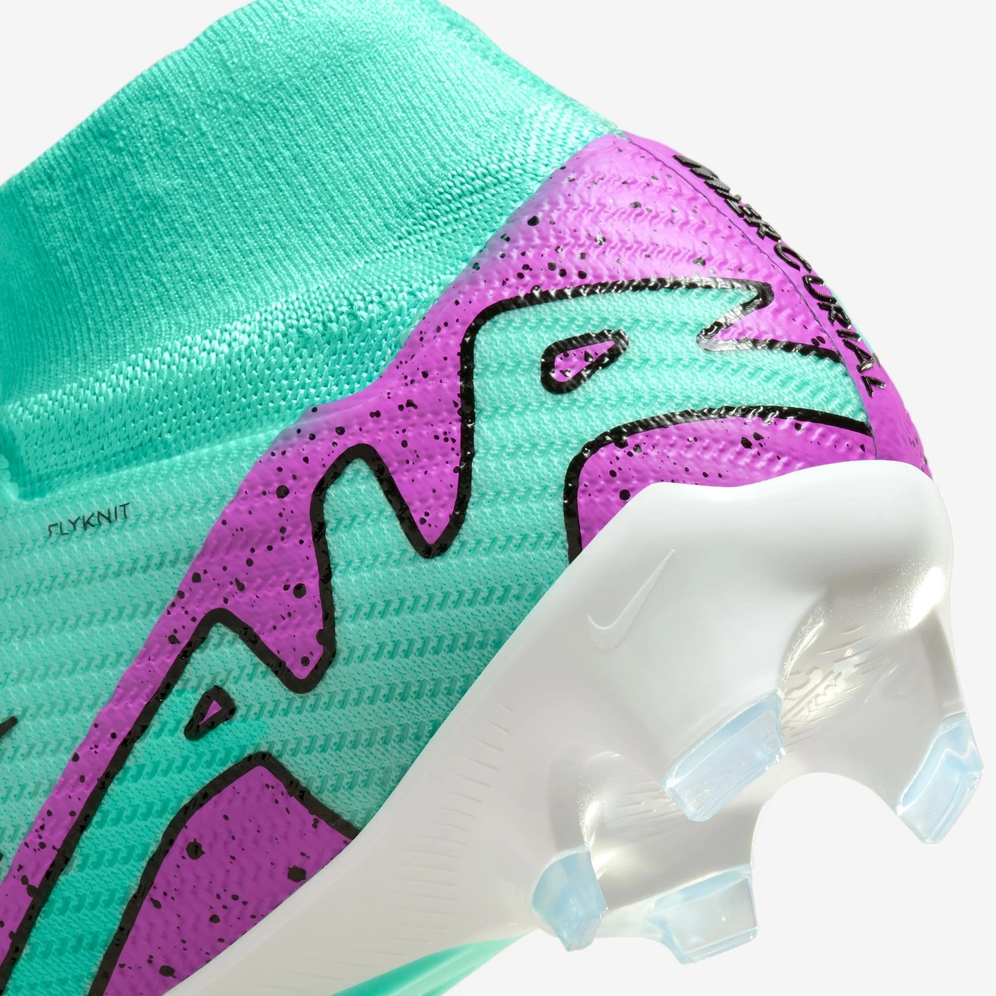 Nike Mercurial Superfly 9 Elite FG High-Top Soccer Cleats - Hyper Turquoise/Fuchsia Dream/Black