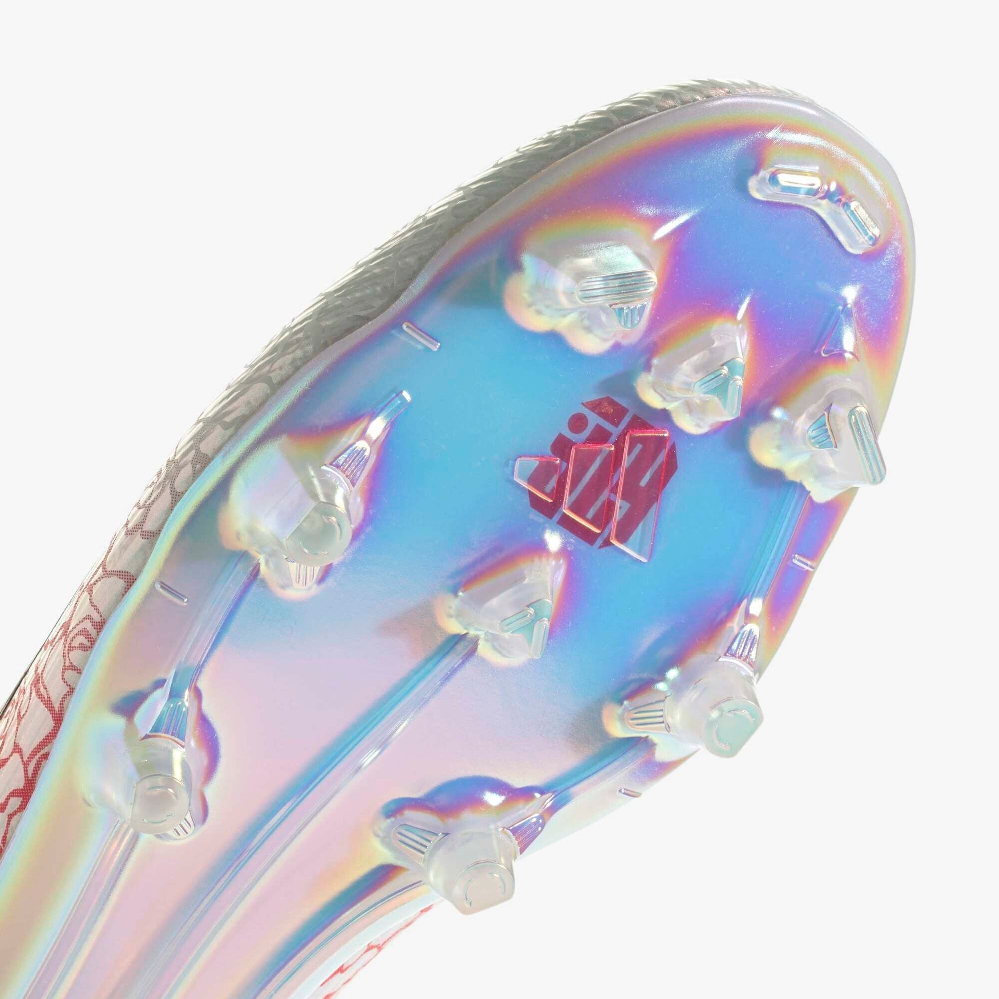 adidas F50 Elite Laceless LY Firm-Ground Low-Top Soccer Cleats - Cloud White / Core Black / Lucid Red