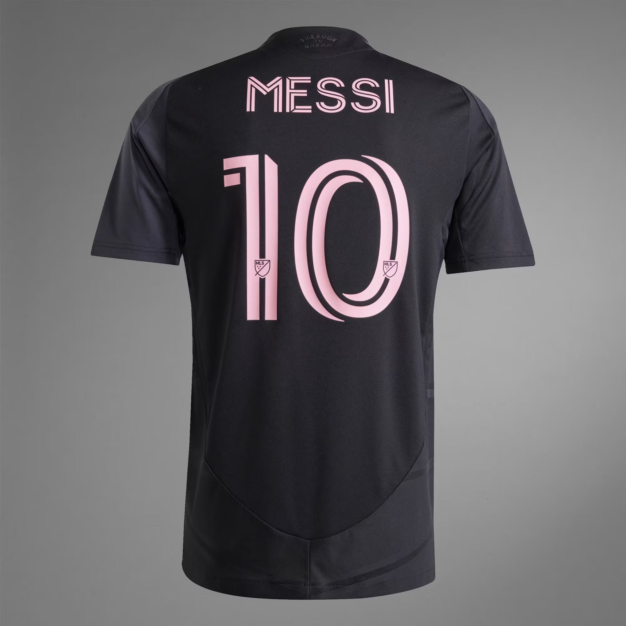 adidas Inter Miami CF 2025/26 Messi Match Away Men's AEROREADY Soccer Authentic Jersey - Black