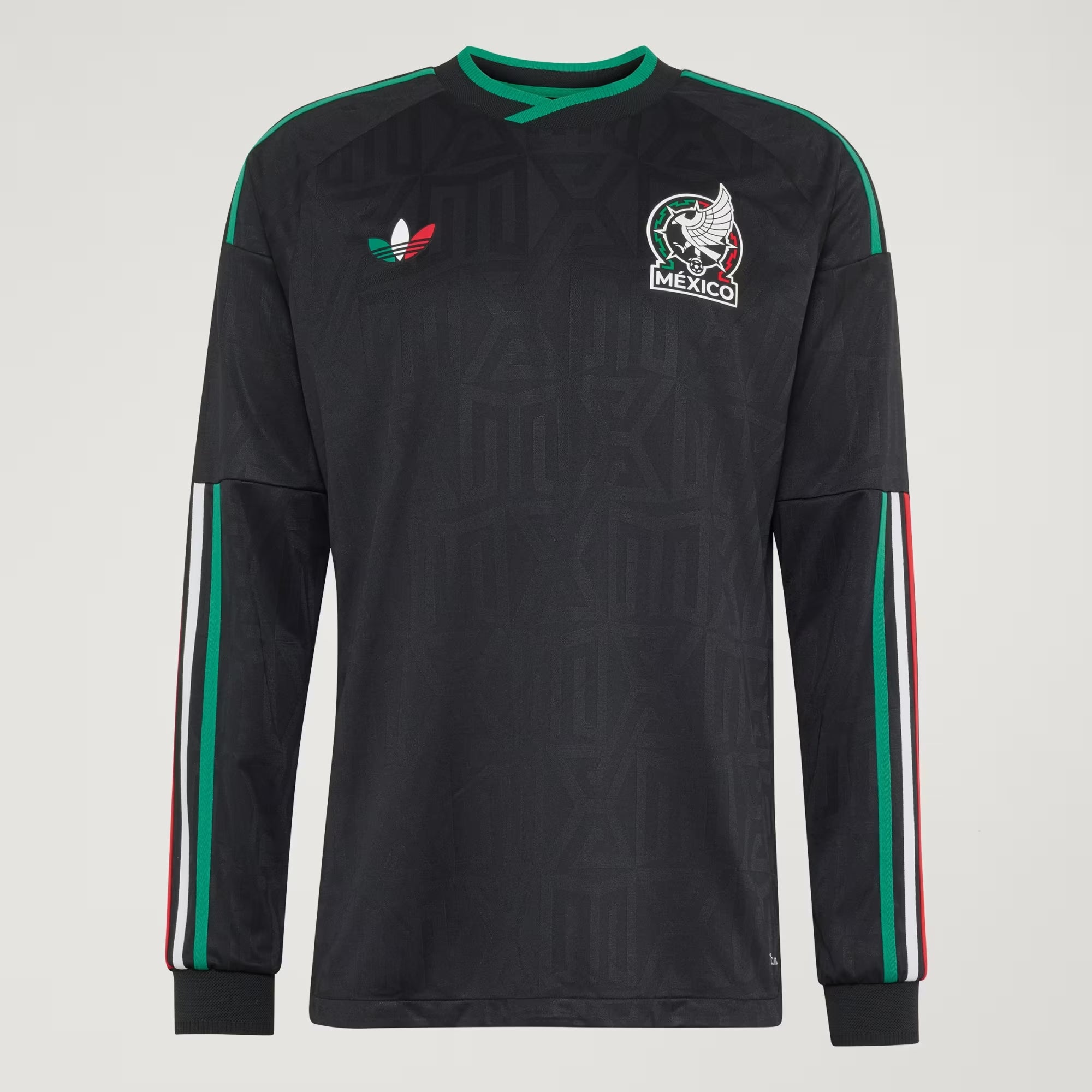 adidas Mexico 2026 Match Third Men's Soccer Long-Sleeve Jersey - Black