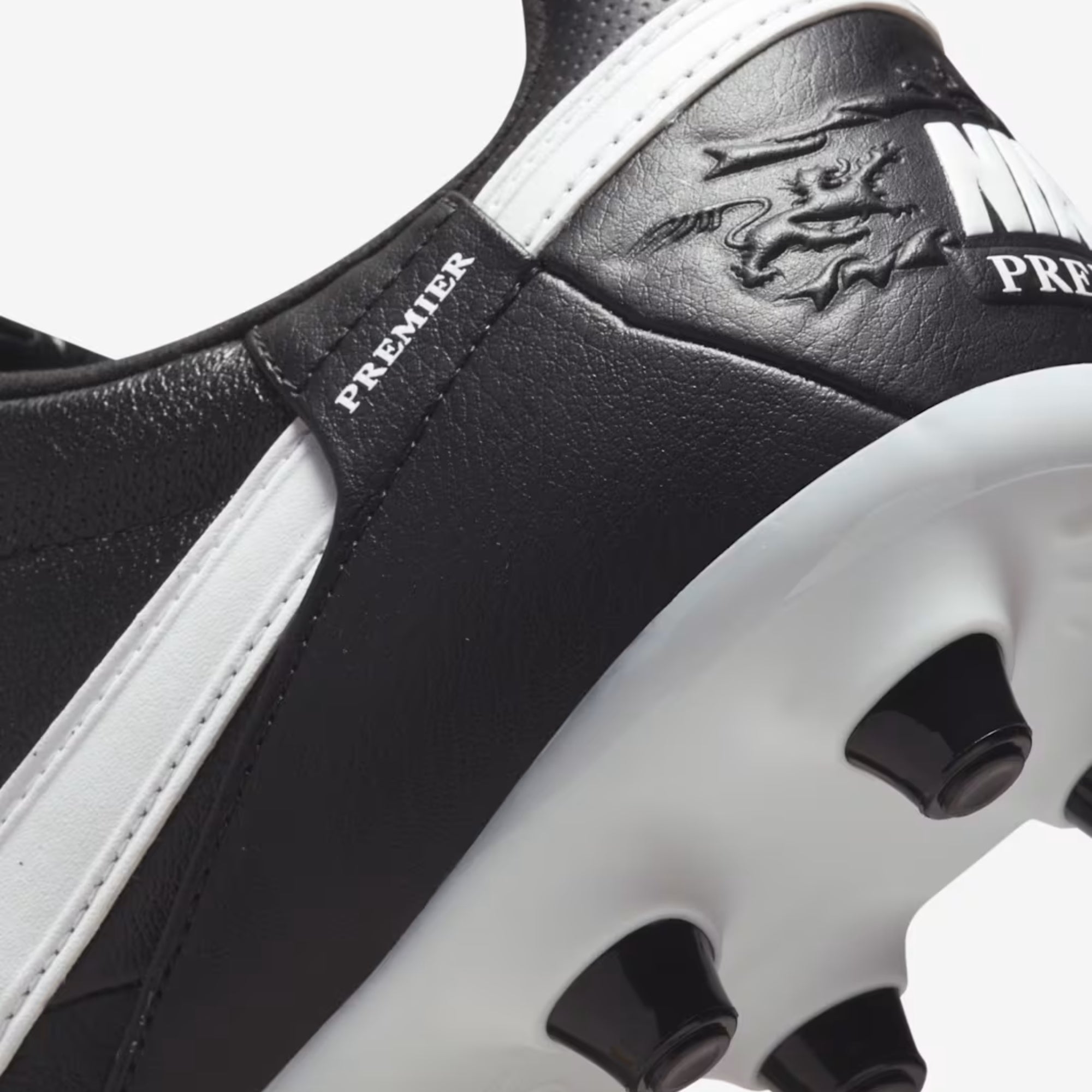 Nike Premier 3 Firm-Ground Low-Top Soccer Cleats - Black/White