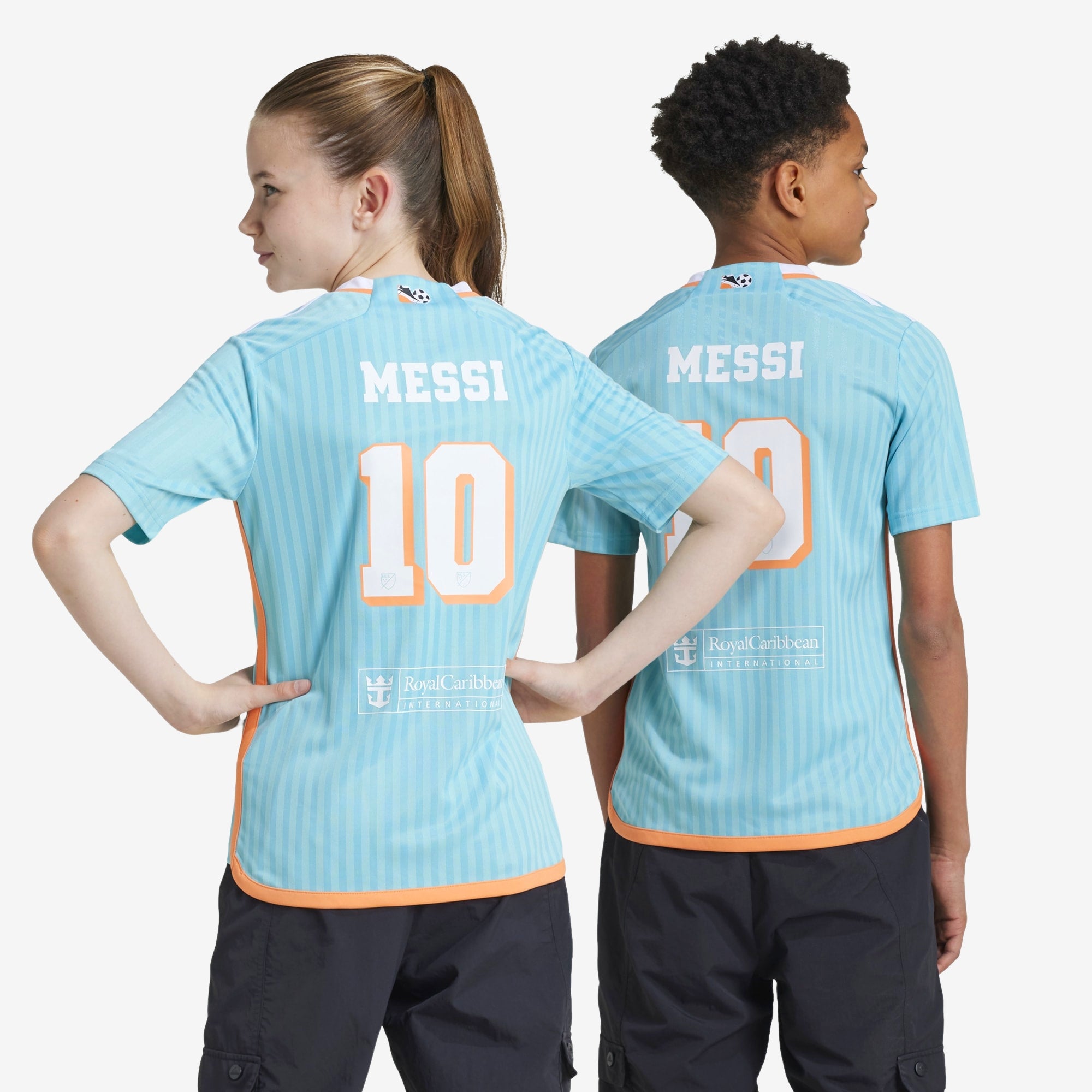 adidas 2024 Inter Miami CF Stadium Archive Messi Big Kids' AEROREADY Soccer Replica Jersey - Easy Mint