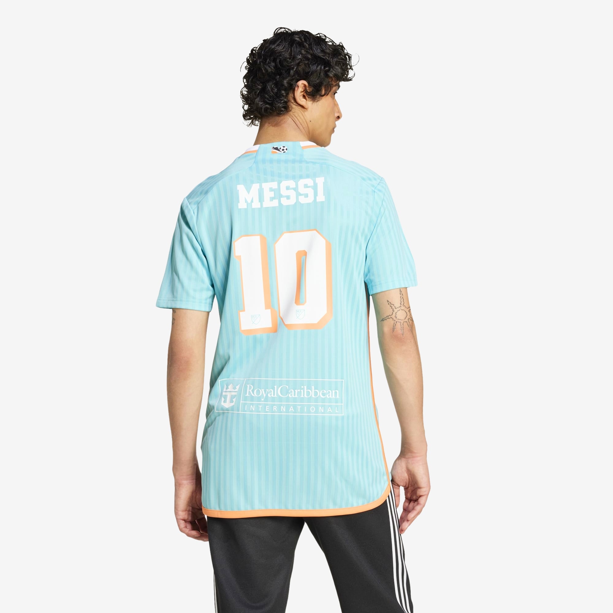 adidas 2024 Inter Miami CF Stadium Archive Messi Men's AEROREADY Soccer Replica Jersey - Easy Mint