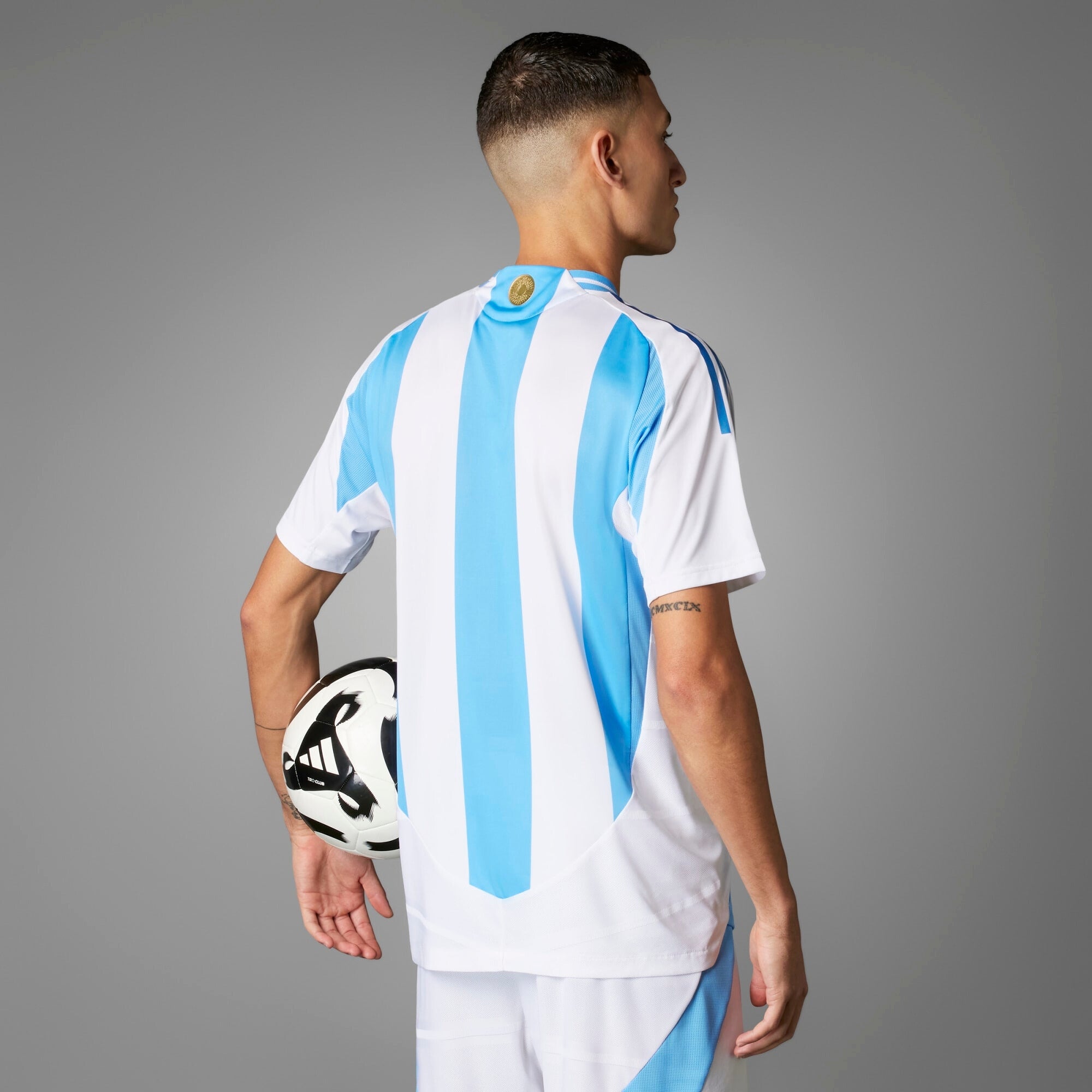 adidas Argentina 2024 Match Home Men's HEAT.RDY Soccer Authentic Jersey - White / Blue Burst