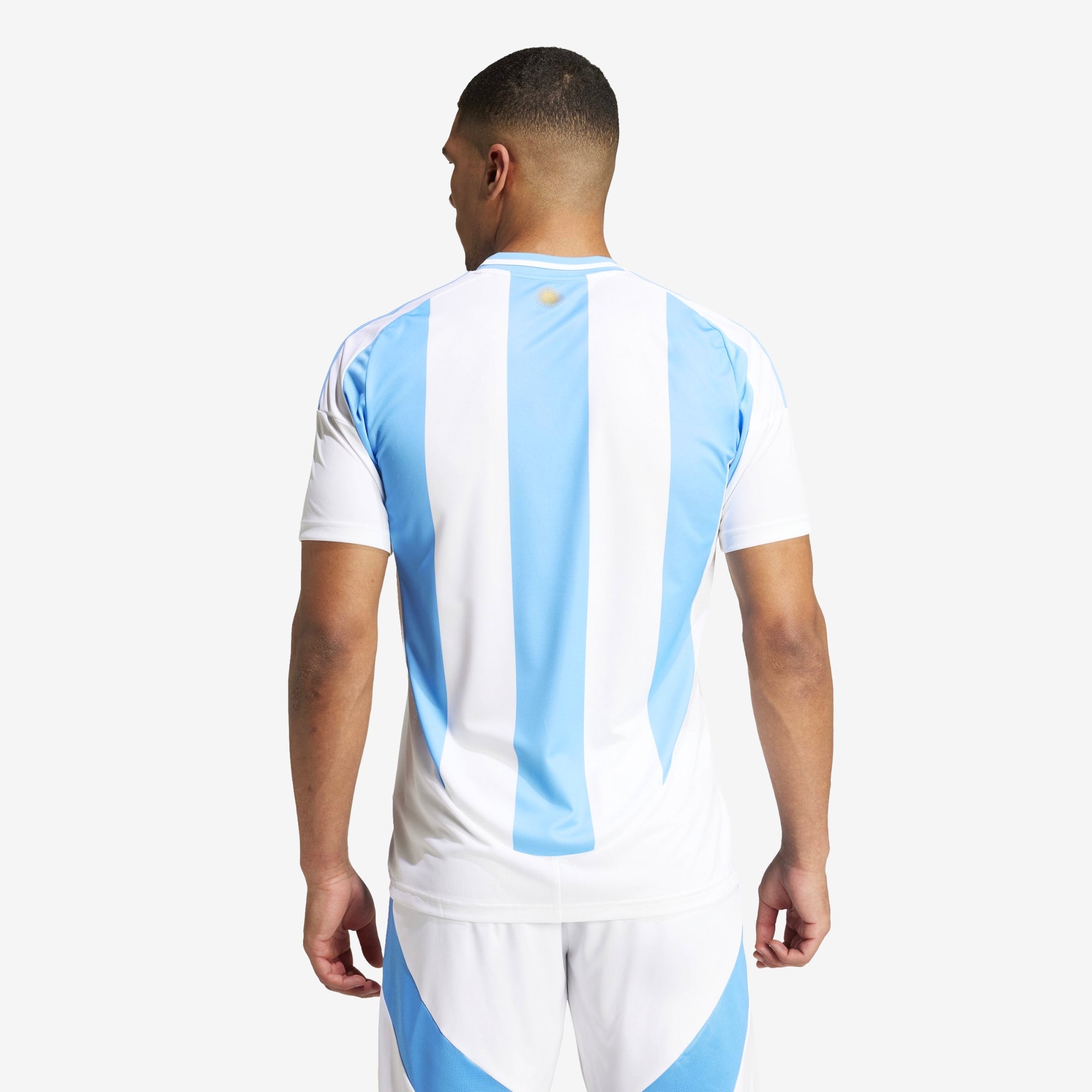 adidas Argentina 2024 Stadium Home Men's AEROREADY Soccer Replica Jersey - White / Blue Burst