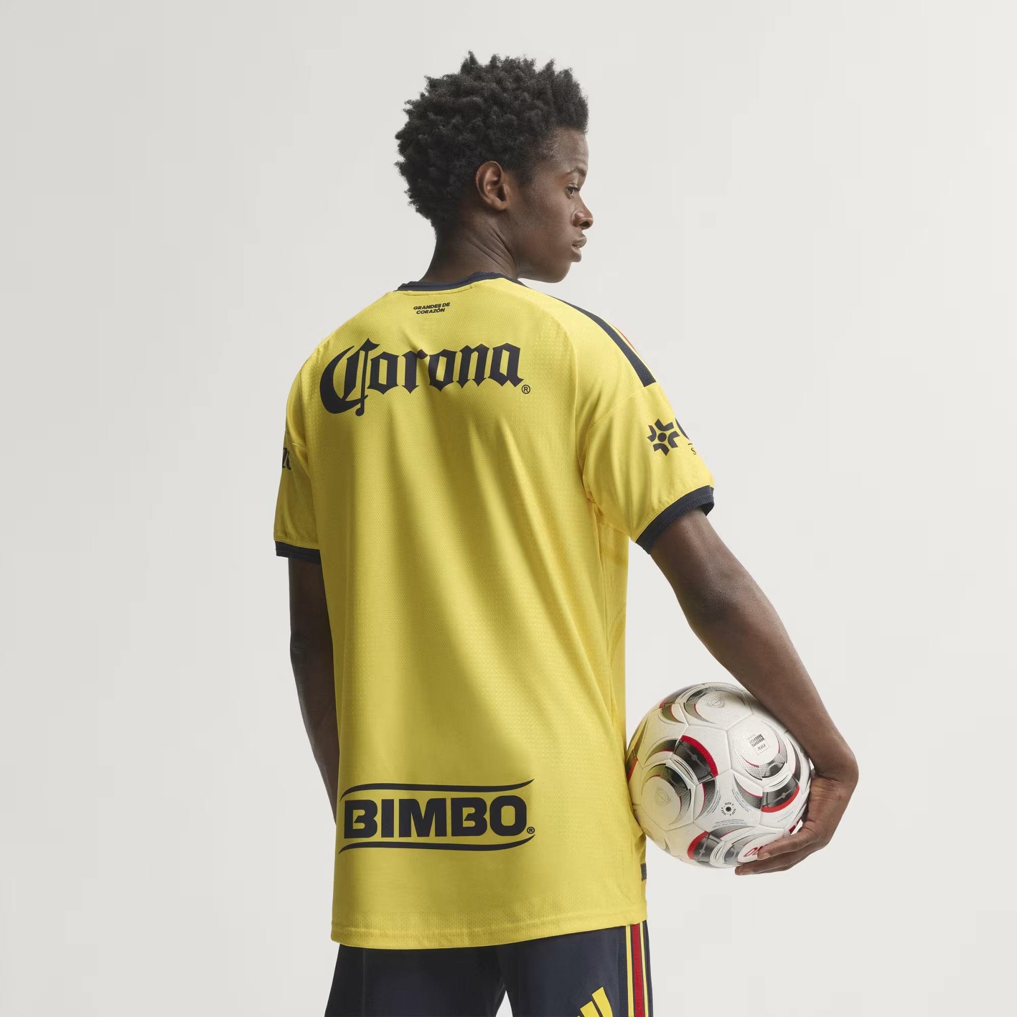 adidas Club America 2026/27 Match Home Men's Soccer Authentic Jersey - Impact Yellow / Legend Ink
