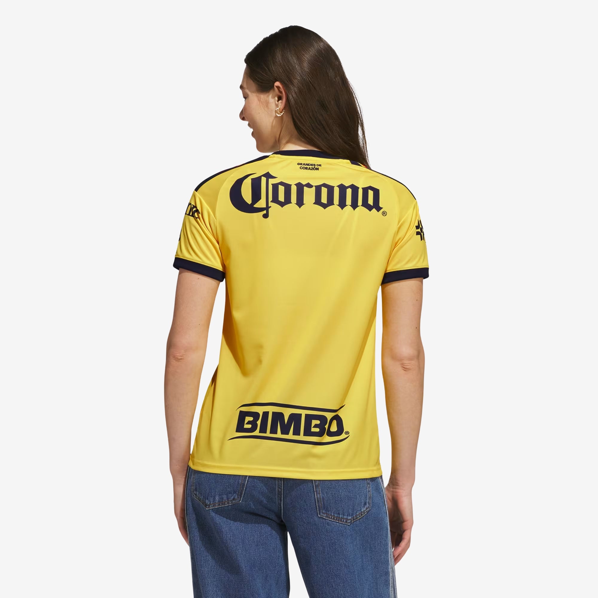 adidas Club America 2026/27 Stadium Home Women's Soccer Jersey - Impact Yellow / Legend Ink