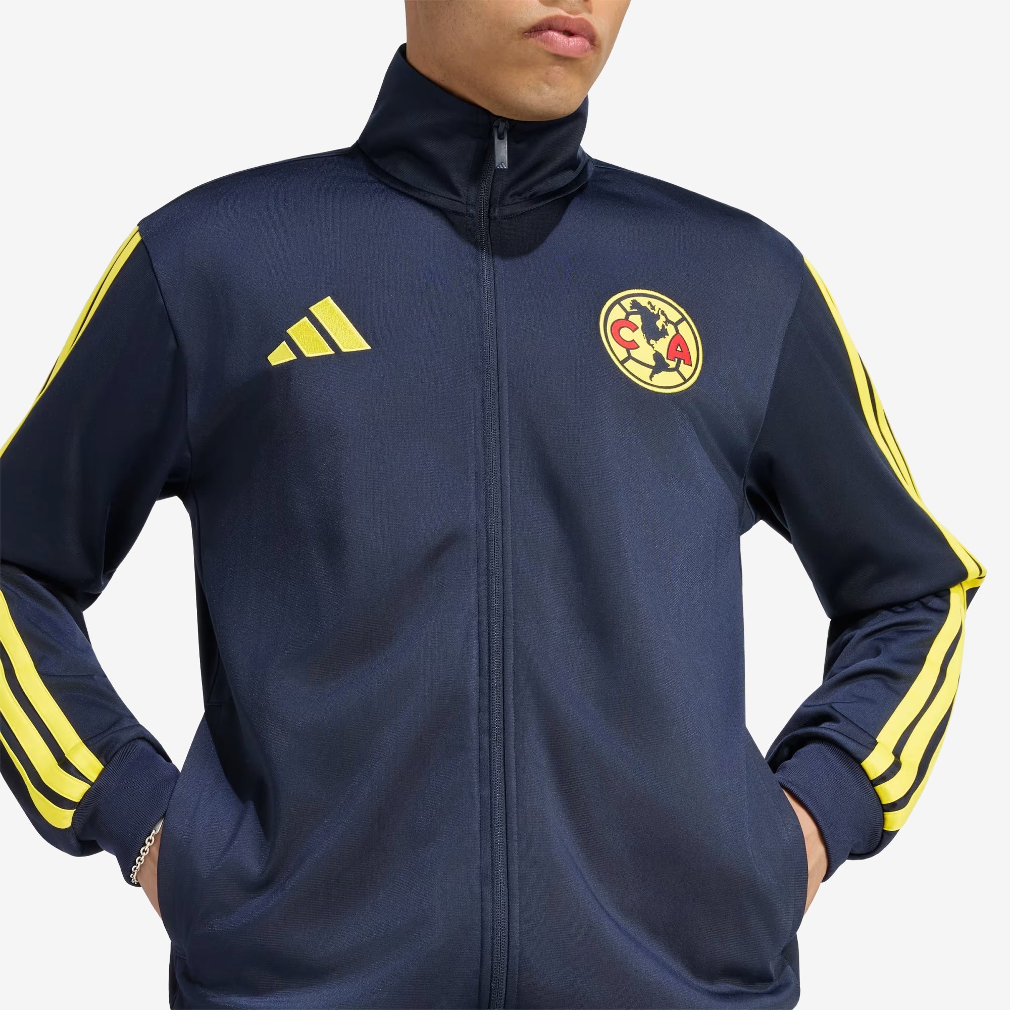 adidas Club America DNA Track Top Men's Full-Zip Soccer Jacket - Legend Purple