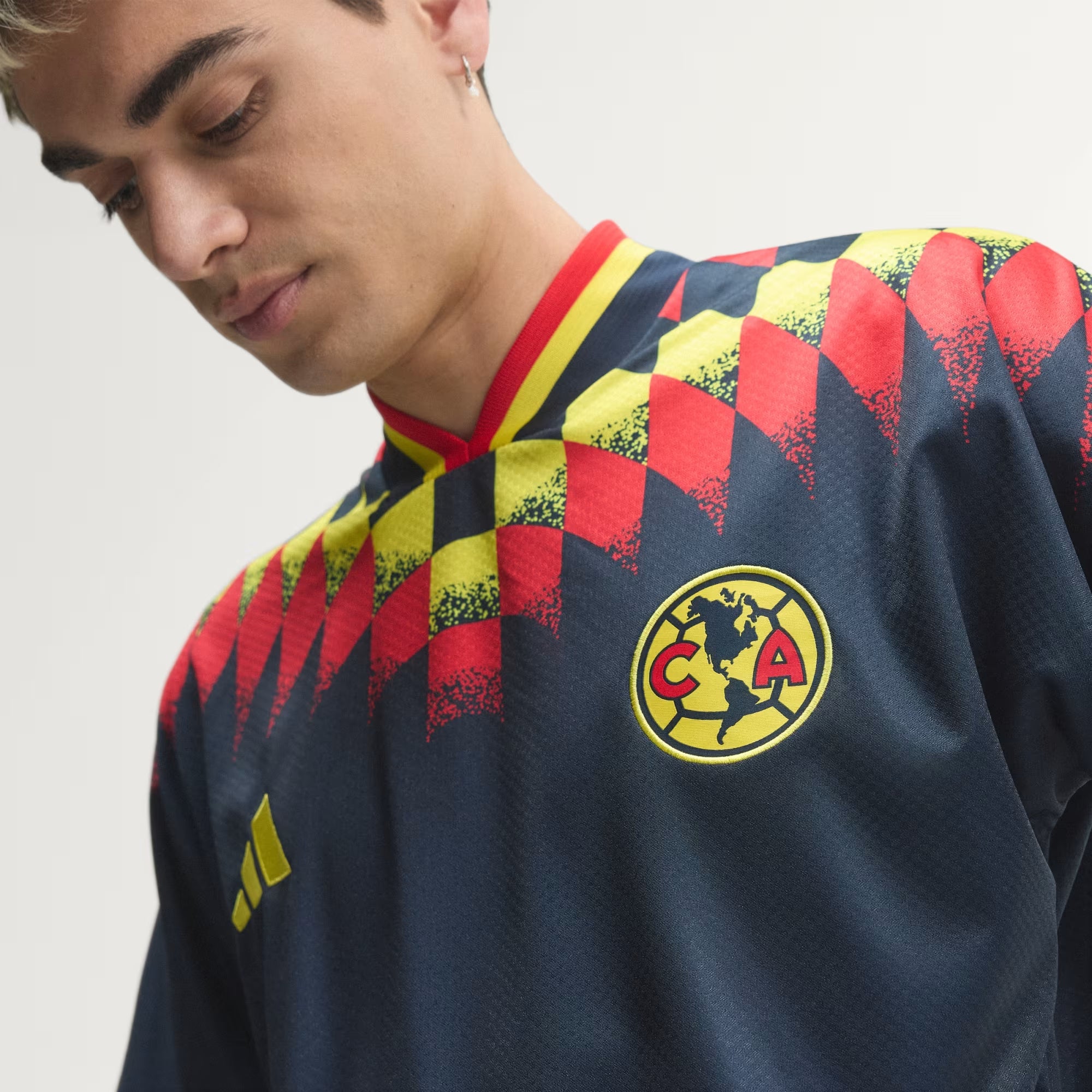 adidas Club America Stadium Men's Soccer Jersey - Legend Ink