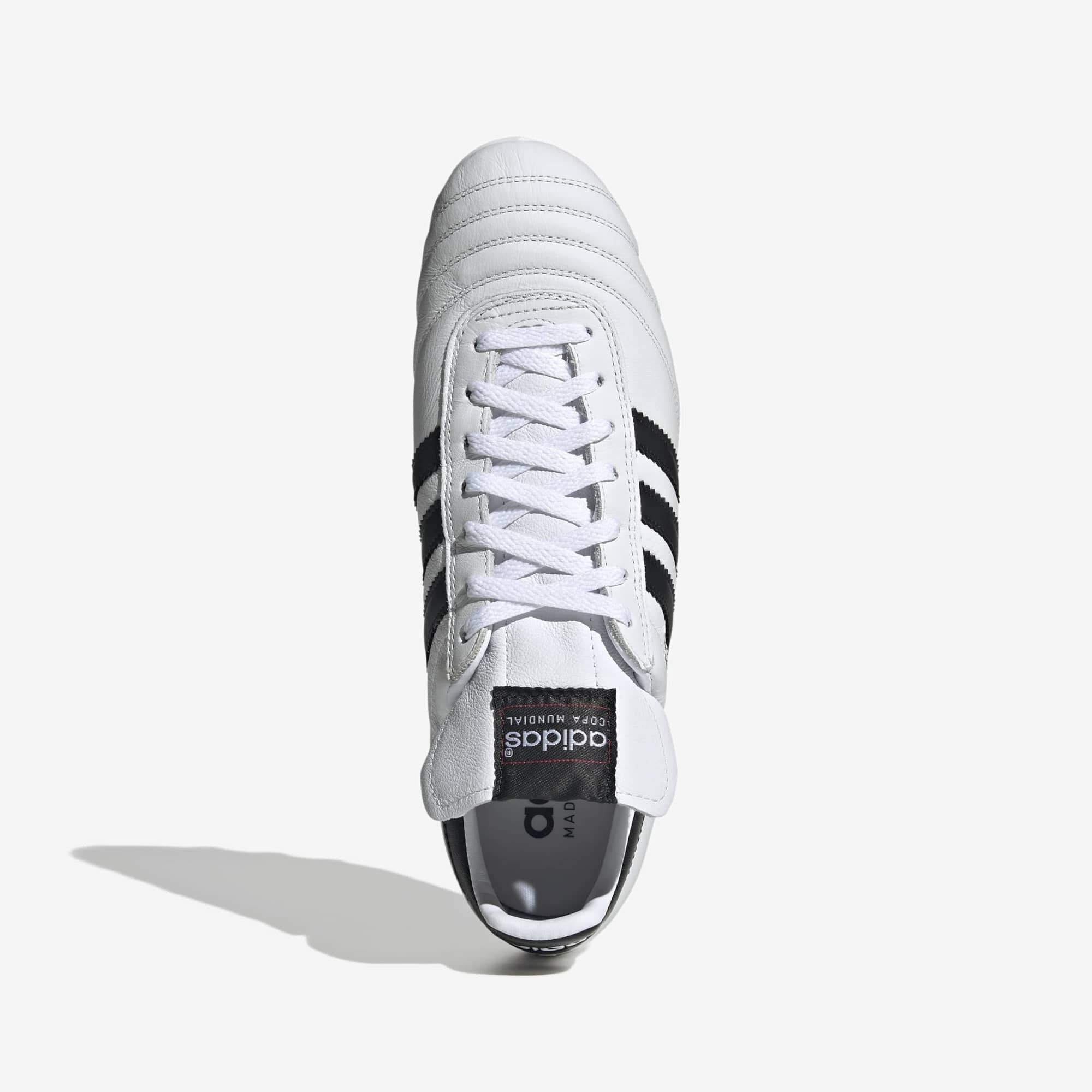 adidas Copa Mundial Firm-Ground Low-Top Soccer Cleats - Cloud White / Core Black / Gold Metallic
