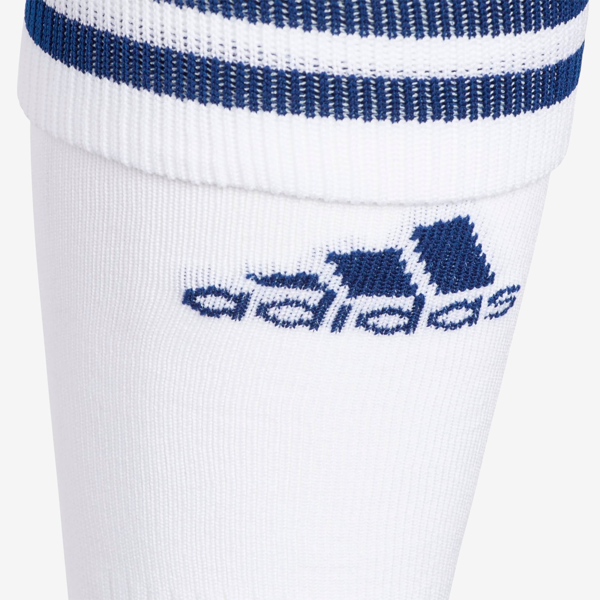 adidas Copa Zone Cushioned Over-the-Calf Socks - White / Dark Blue