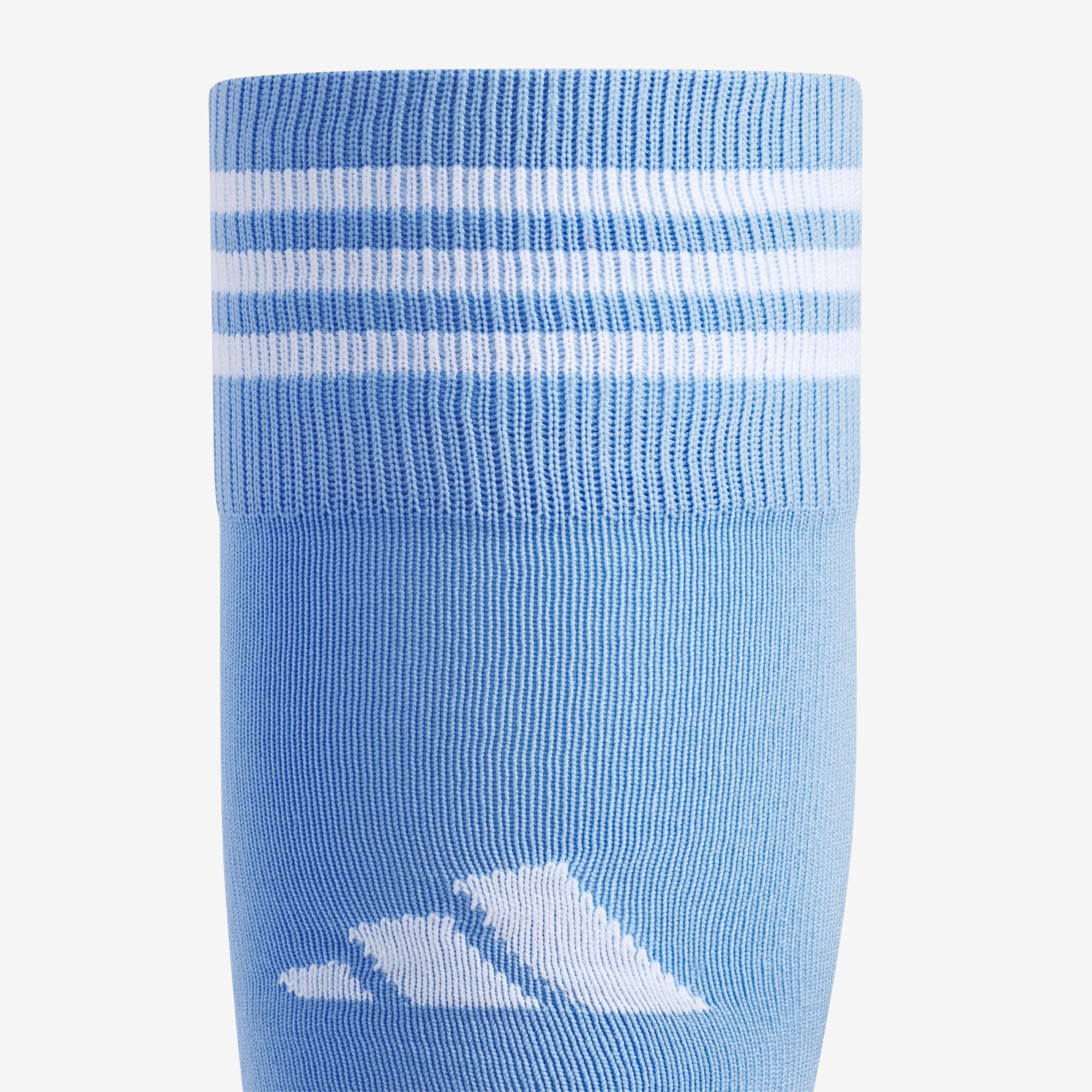 adidas Copa Zone Cushion 5 Cushioned Over-the-Calf Socks - Team Light Blue / White