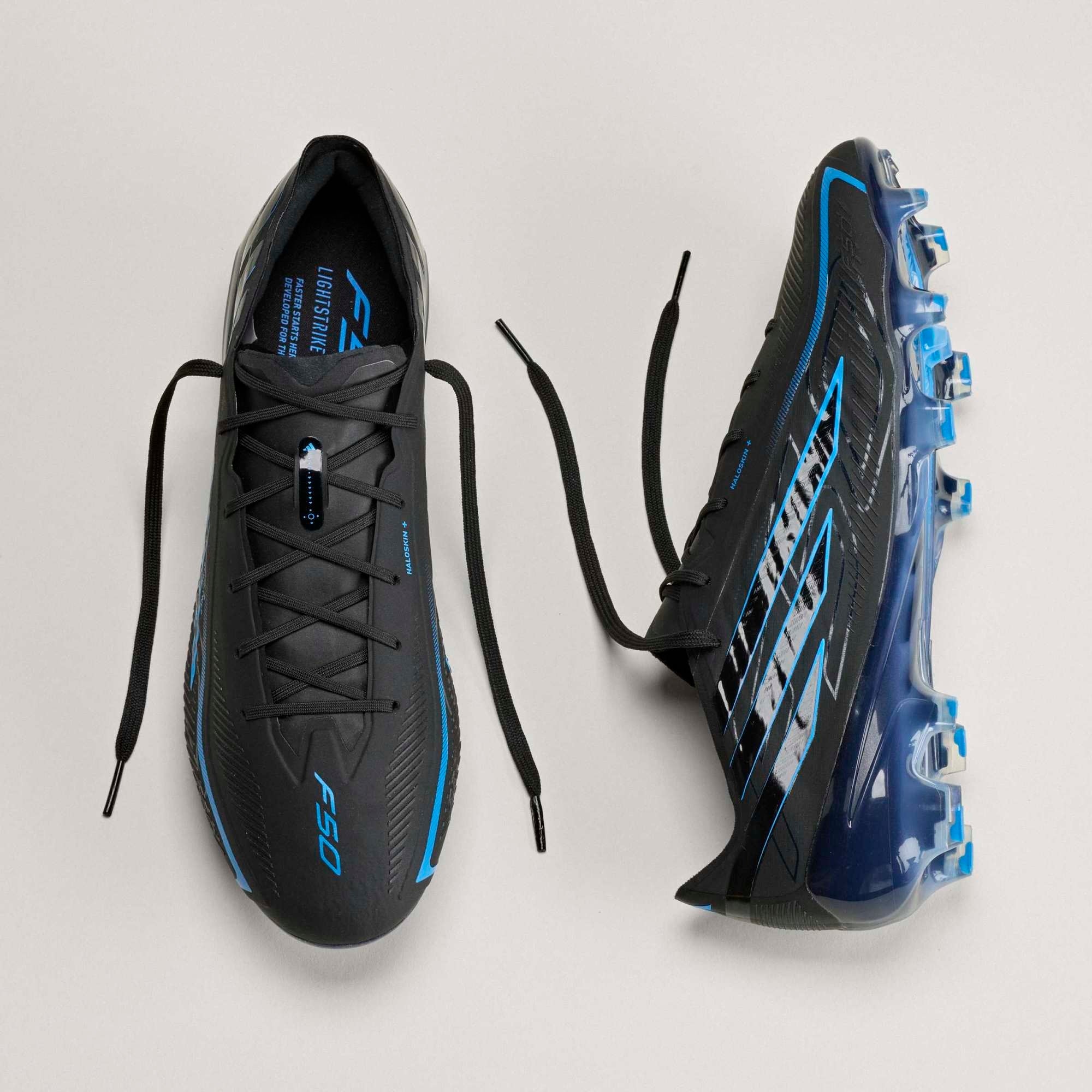 adidas F50 Hyperfast Elite Firm-Ground Low-Top Soccer Cleats (Black)