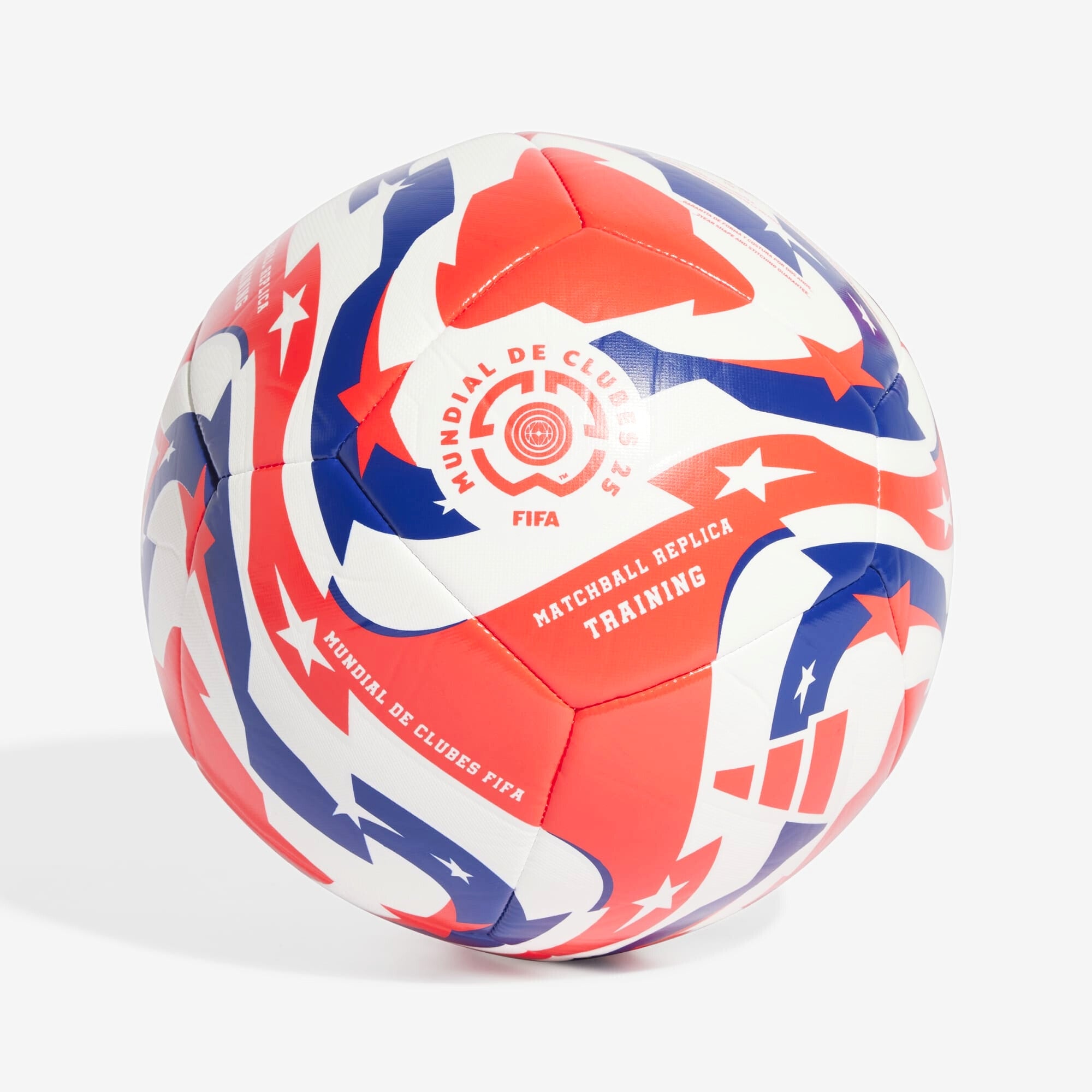 adidas FIFA Club World Cup 2025 Training Soccer Ball - White / Lucid Red / Power Blue / Black