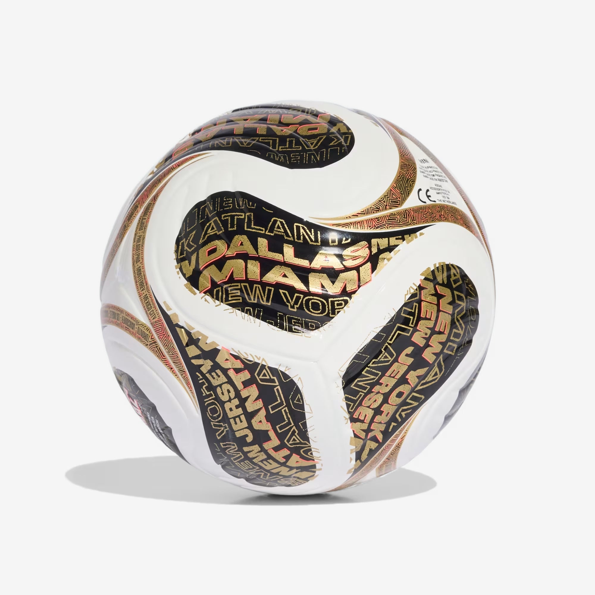 adidas FIFA World Cup 26™ Trionda Finals Mini Soccer Ball - White / Black / Gold Metallic