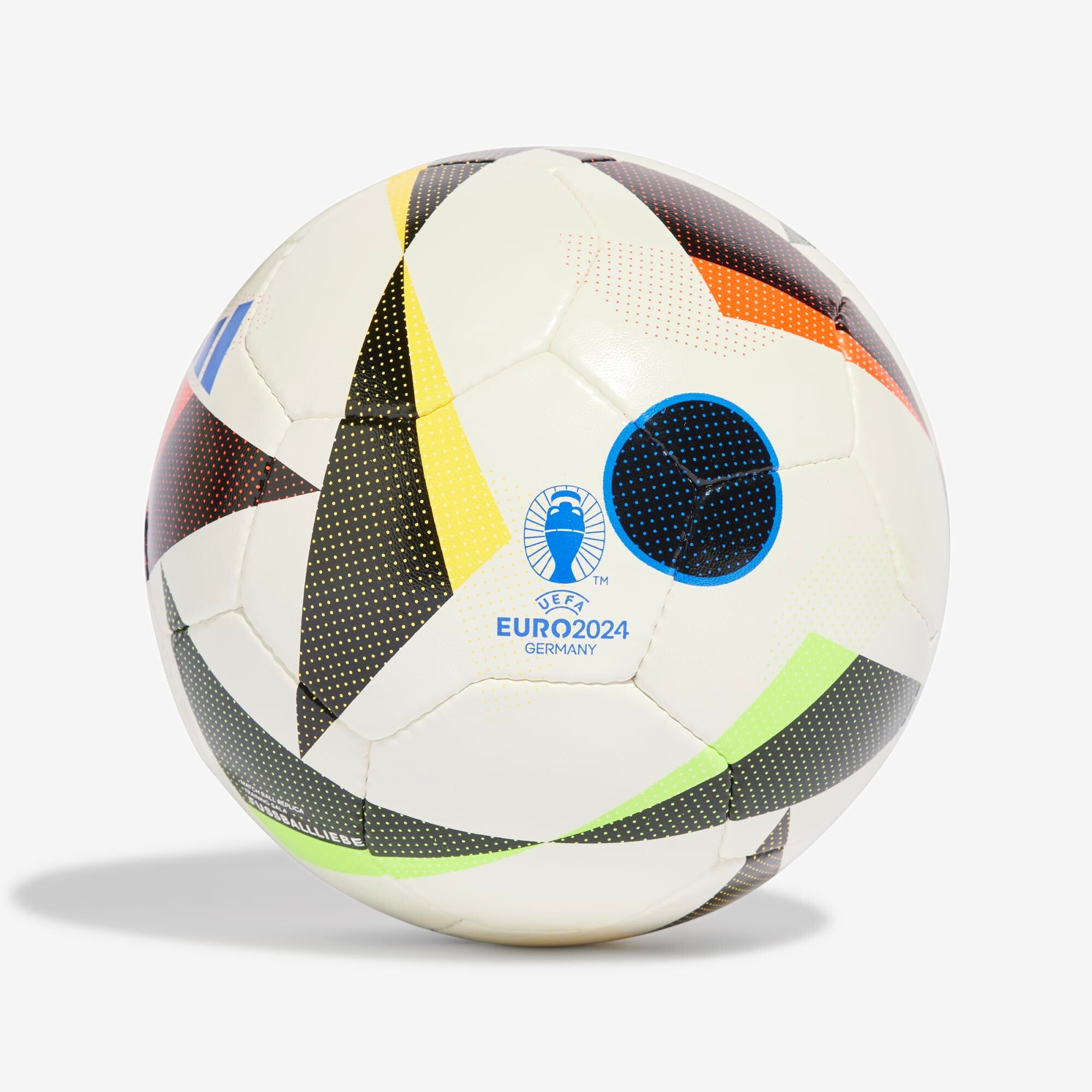 adidas Fussballliebe Training Sala Soccer Ball - White / Black / Glow Blue