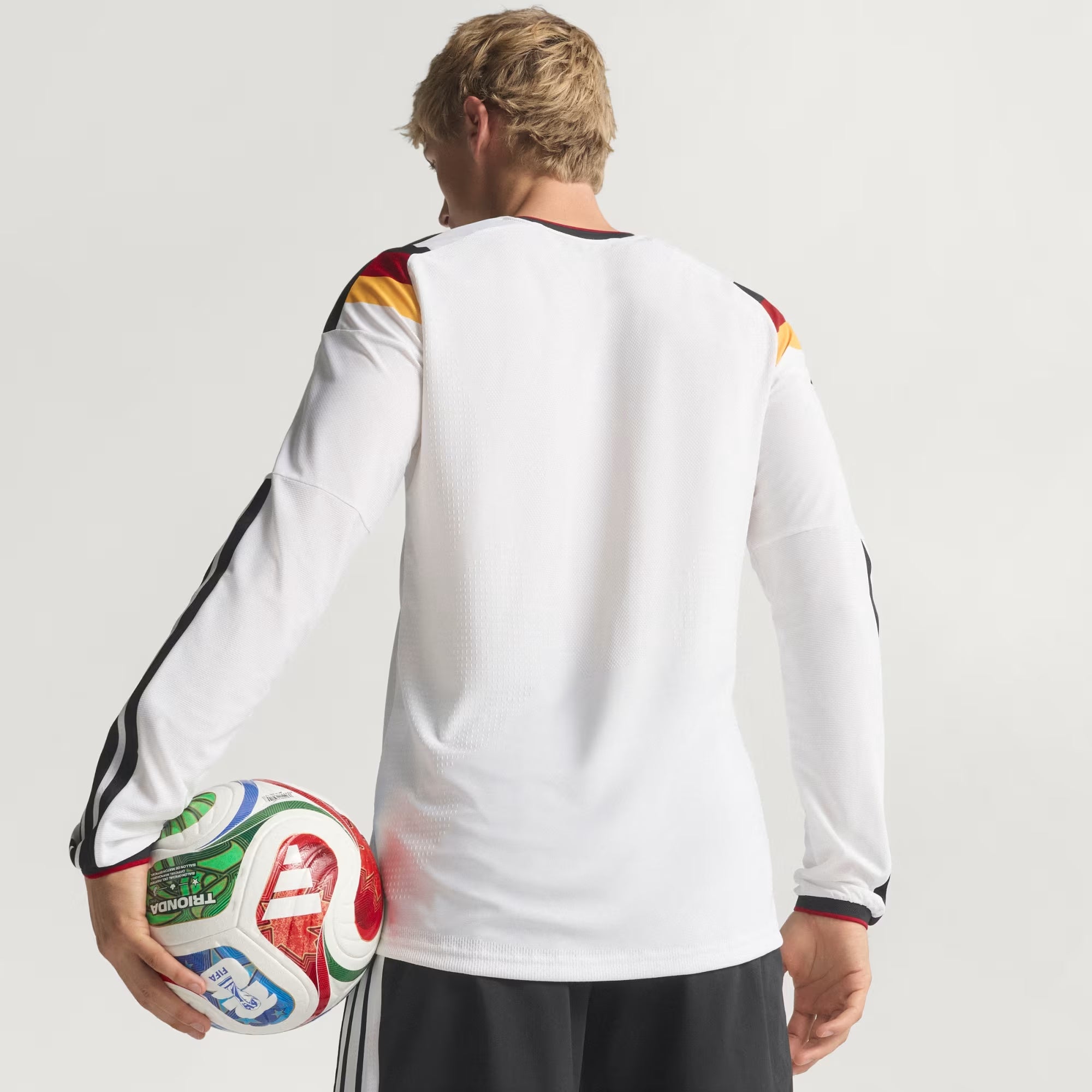 adidas Germany 2026 Match Home Men's Soccer Authentic Long-Sleeve Jersey - White