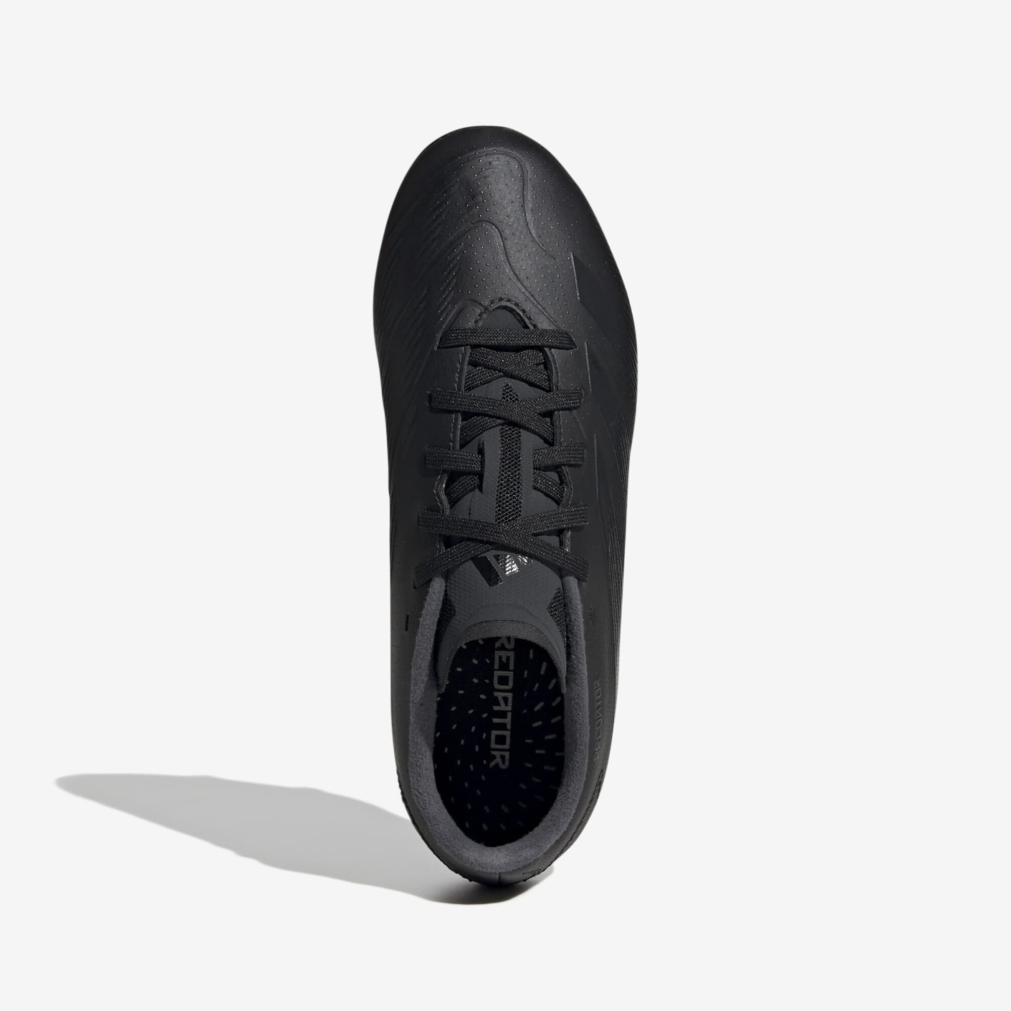 adidas Jr. Predator League Big Kids' Firm-Ground Low-Top Soccer Cleats - Core Black / Carbon / Core Black